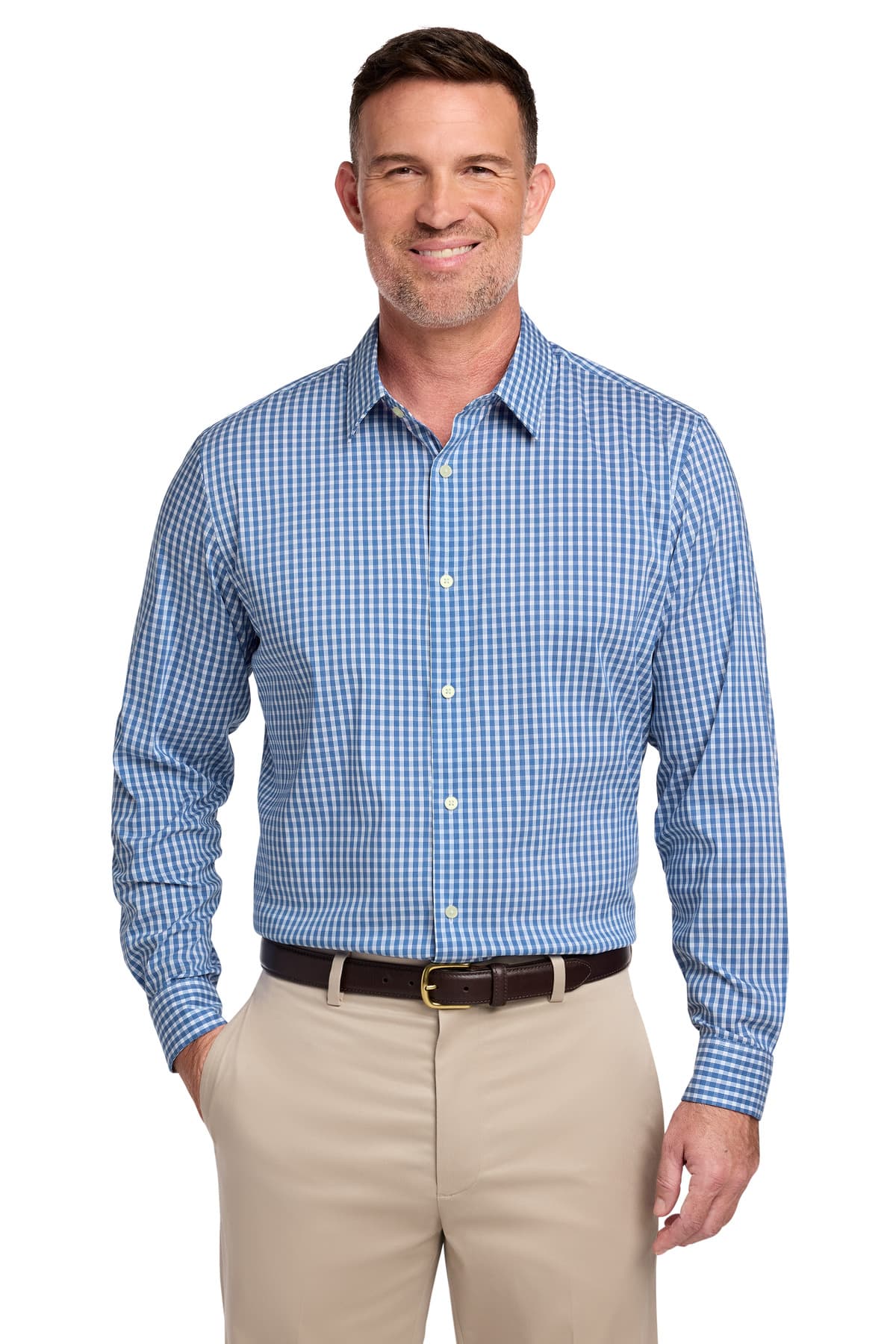Brooks Brothers ® Tech Stretch Patterned Shirt BB18006 thumbnail 2