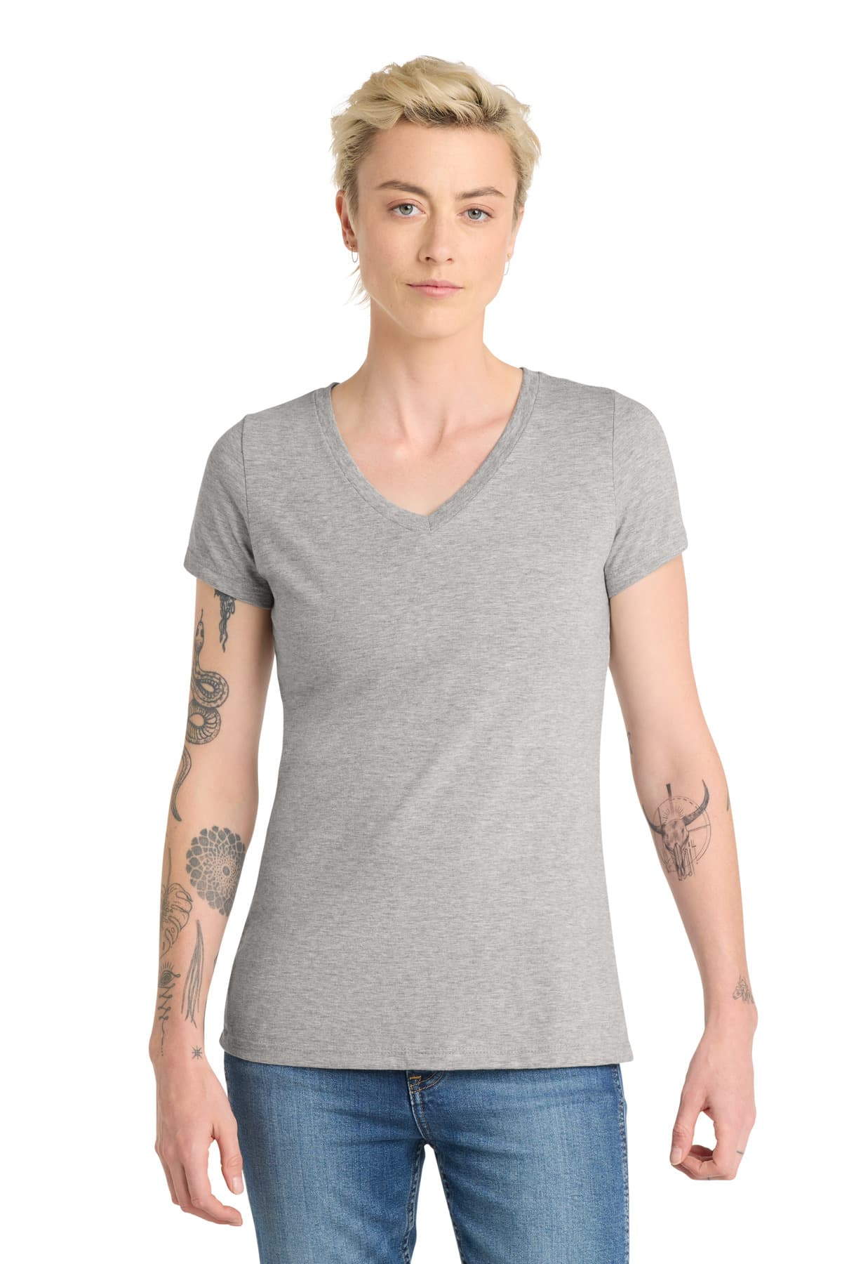District ® Women's Very Important Tee ® V-Neck. DT6503 thumbnail 3