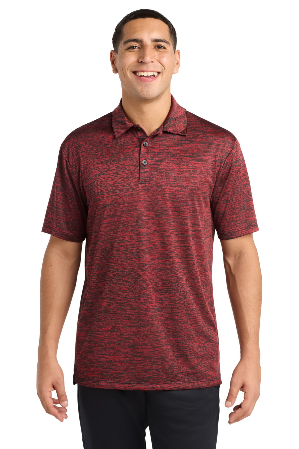 Sport-Tek ® PosiCharge ® Electric Heather Polo. ST590 thumbnail 4