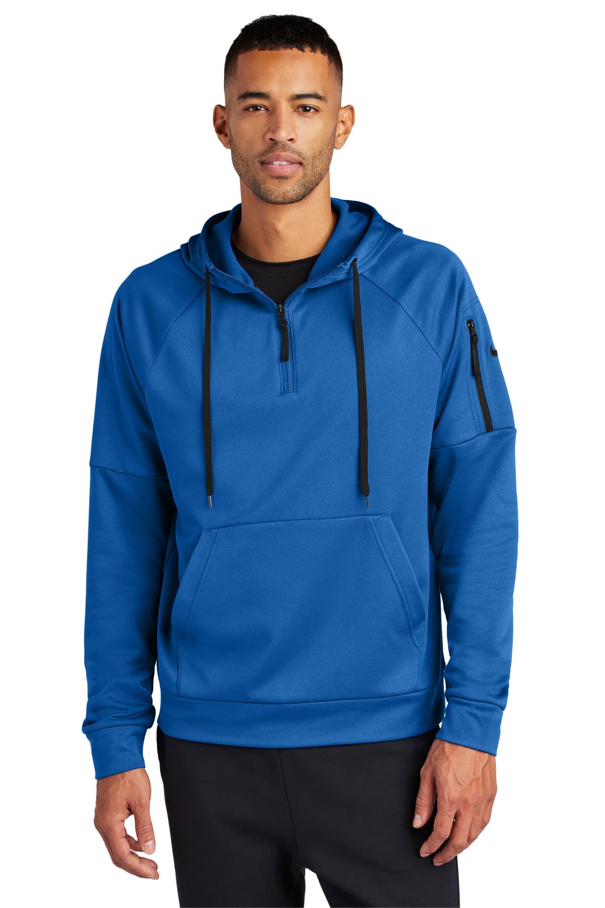 Nike Therma-FIT Pocket 1/4-Zip Fleece Hoodie NKFD9742 thumbnail 4