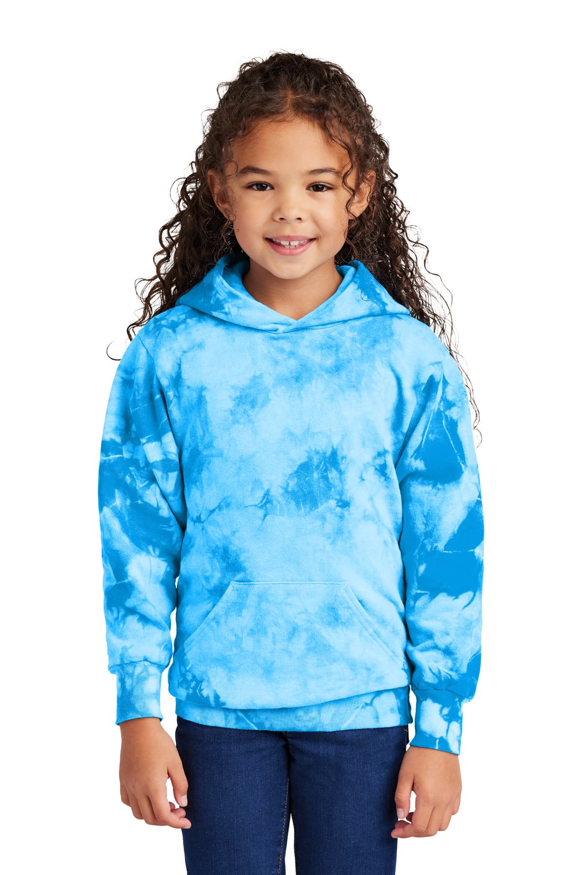 Port & Co  Youth Crystal Tie-Dye Pullover Hoodie PC144Y thumbnail 4