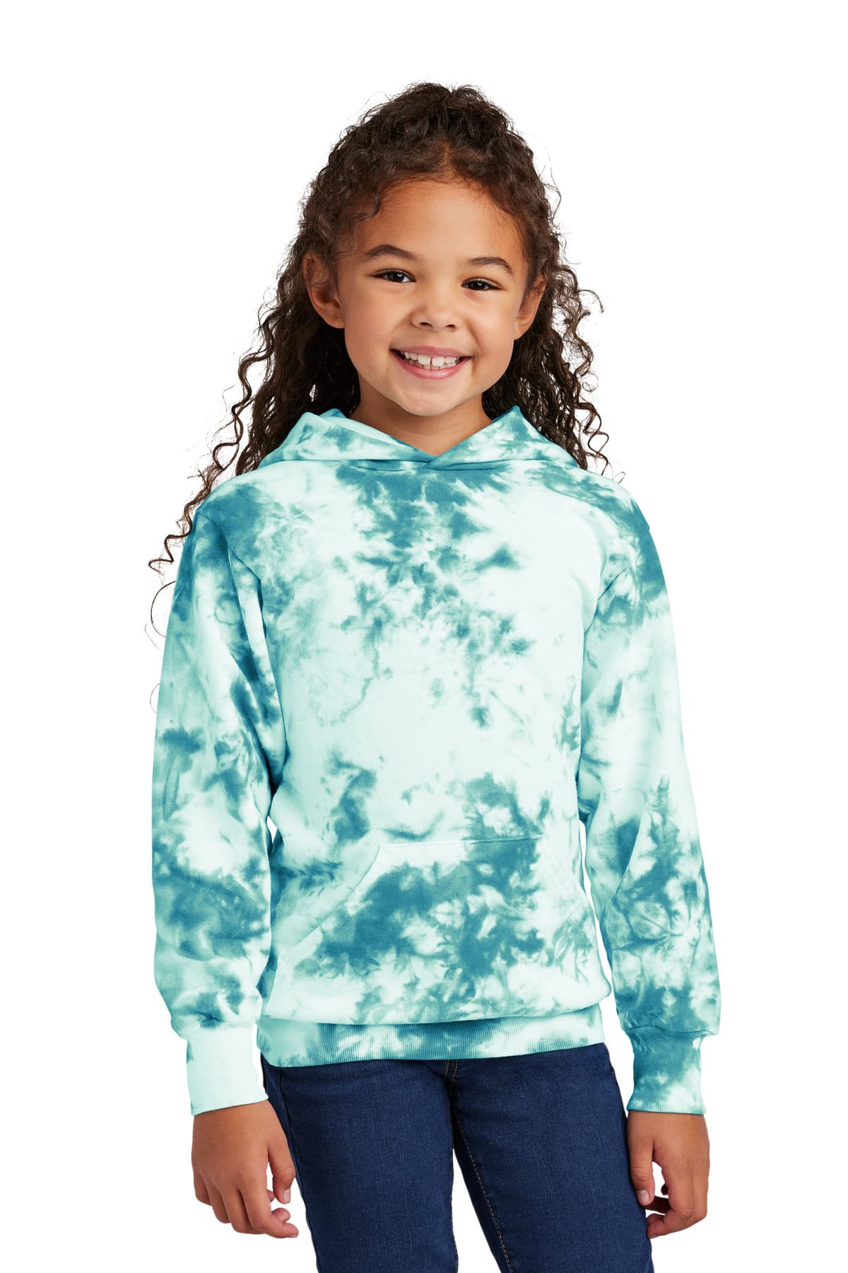 Port & Co  Youth Crystal Tie-Dye Pullover Hoodie PC144Y thumbnail 5
