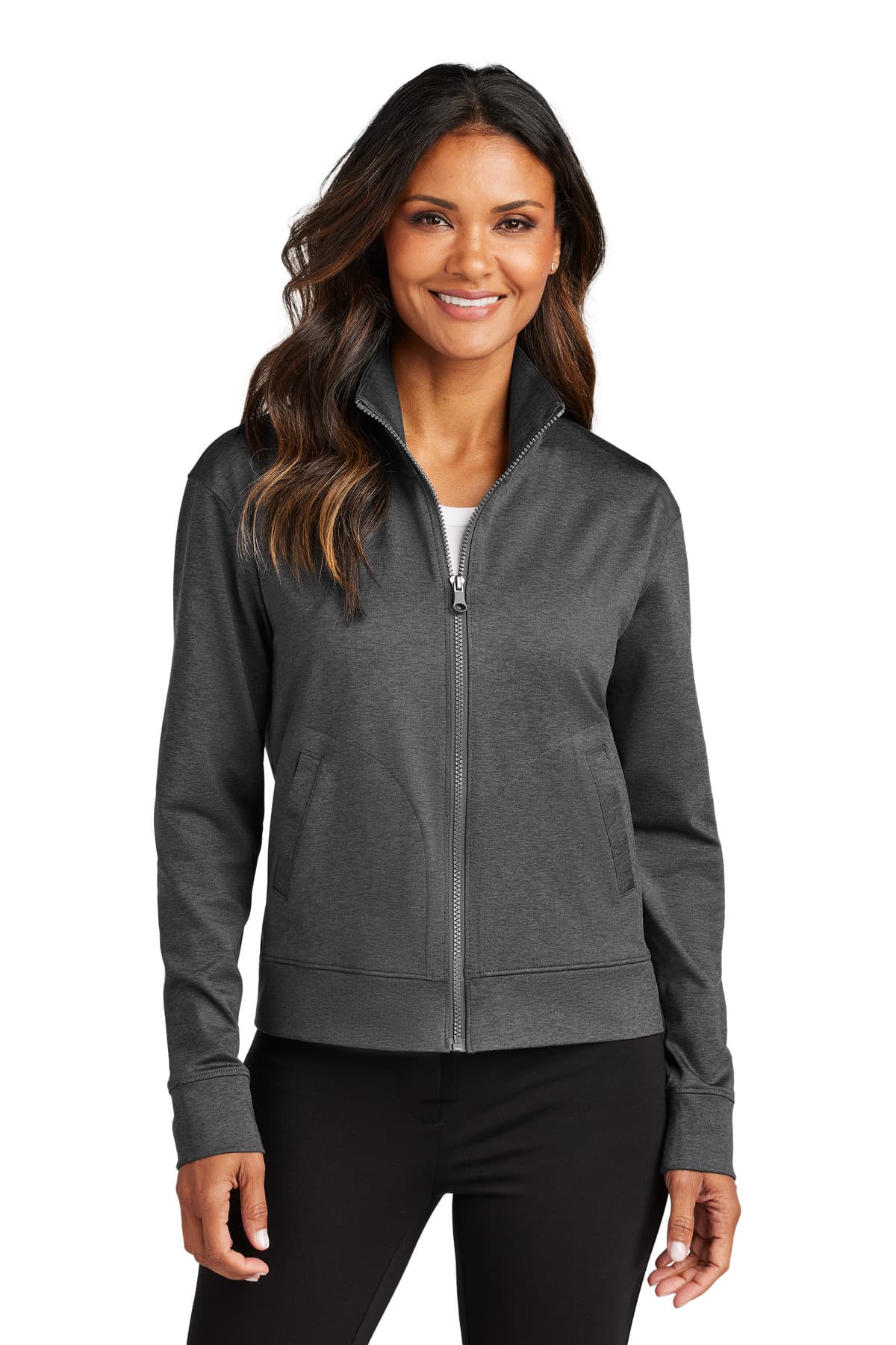 Port Authority ® Women's C-FREE ® Double Knit Full-Zip LK881 thumbnail 2