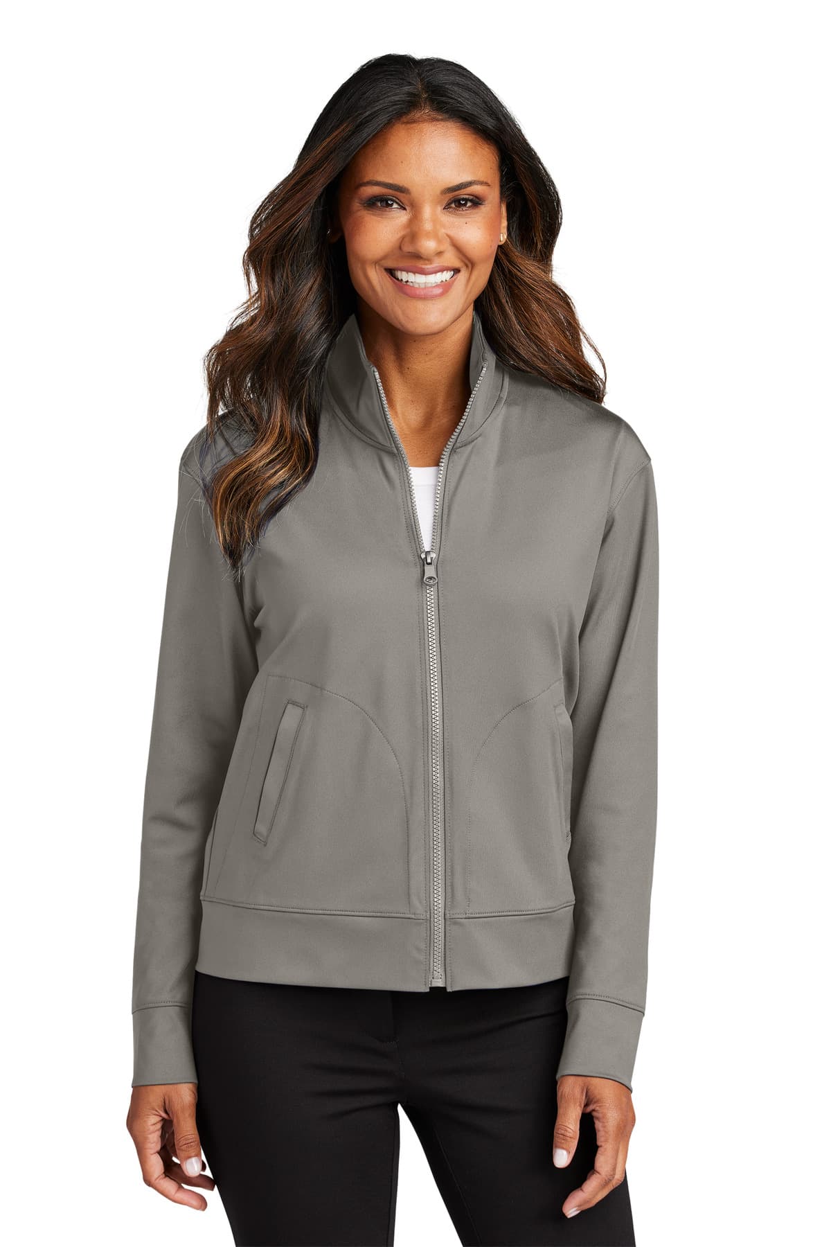 Port Authority ® Women's C-FREE ® Double Knit Full-Zip LK881 thumbnail 3