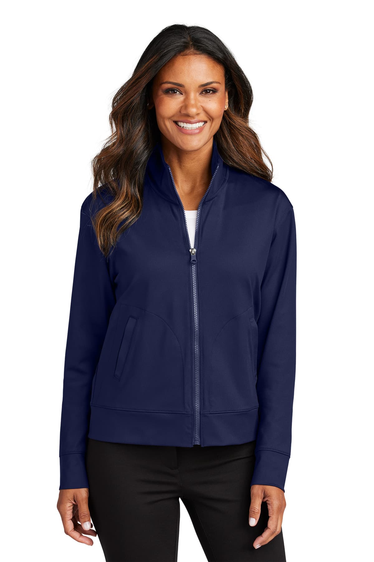 Port Authority ® Women's C-FREE ® Double Knit Full-Zip LK881 thumbnail 4