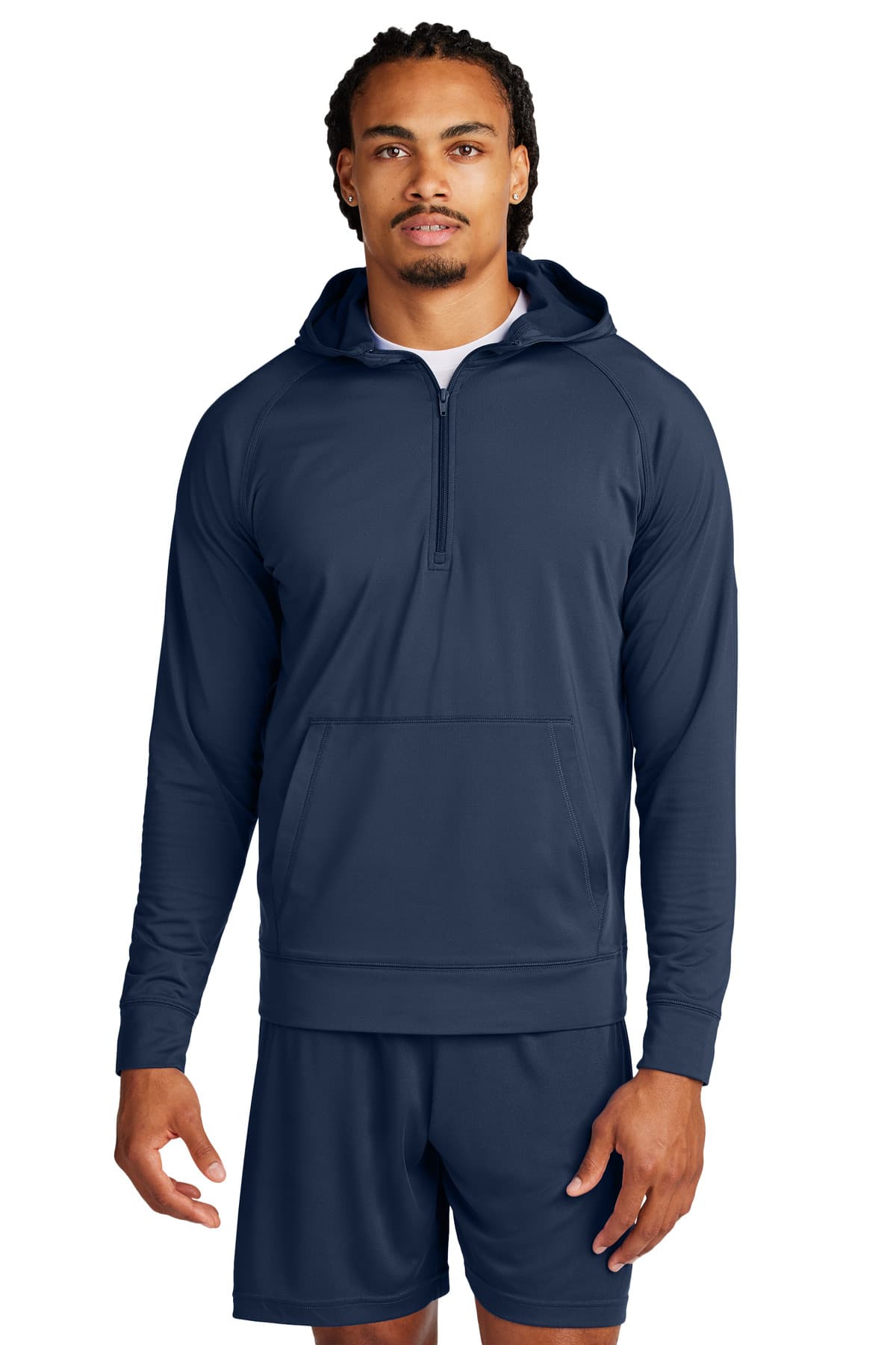 Sport-Tek ® Sport-Wick ® Stretch 1/2-Zip Hoodie ST856 thumbnail 5