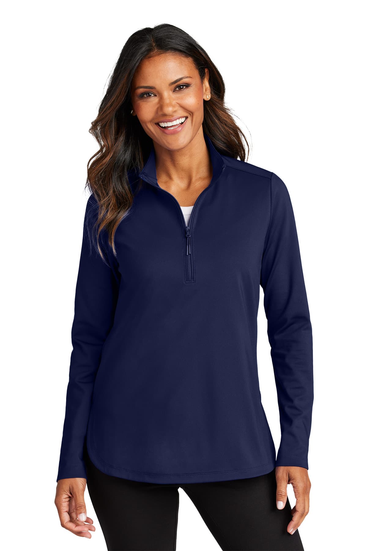 Port Authority ® Women's C-FREE ® Double Knit 1/4-Zip LK880 thumbnail 4