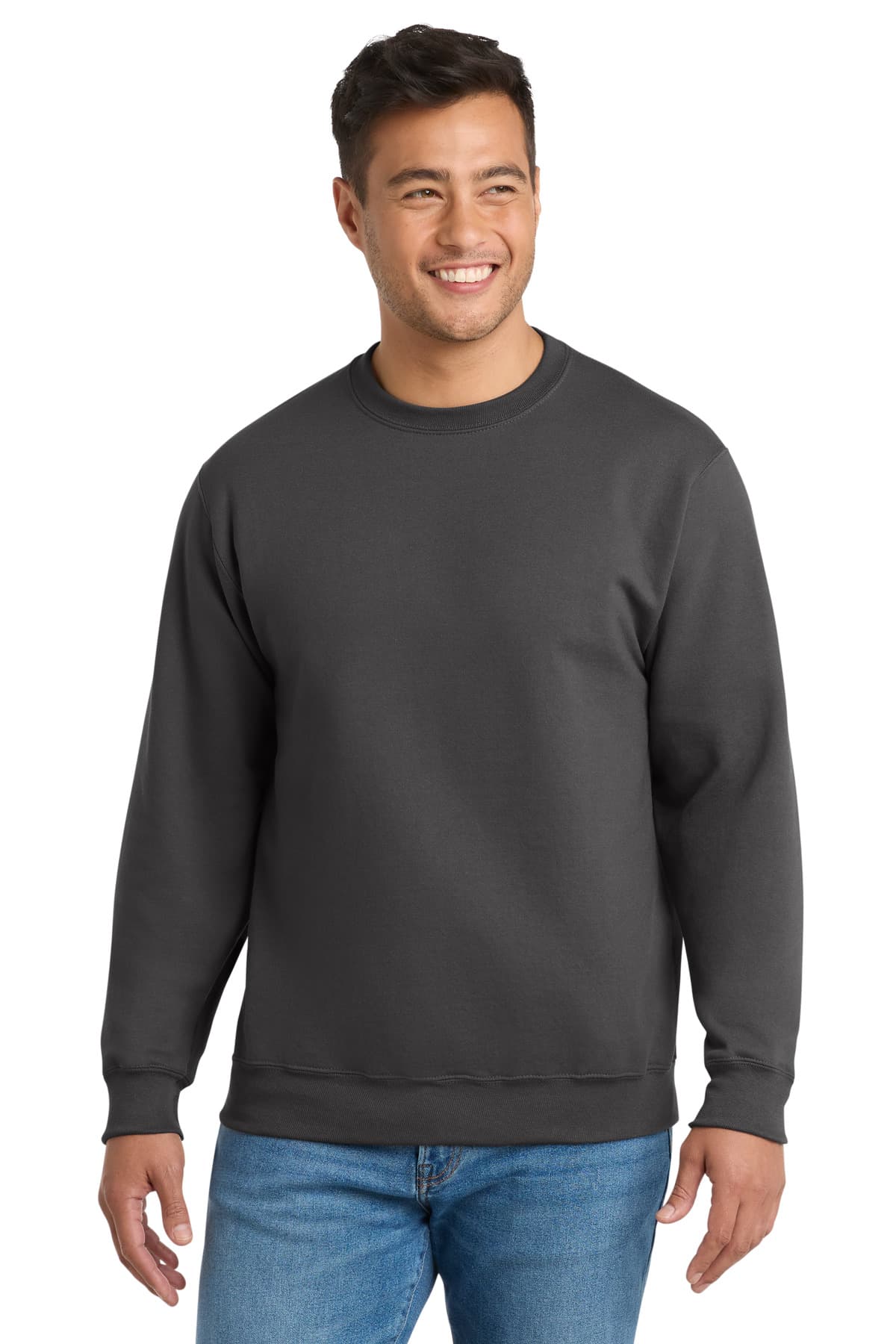 Port & Co  Tall Essential Fleece Crewneck Sweatshirt. PC90T thumbnail 4