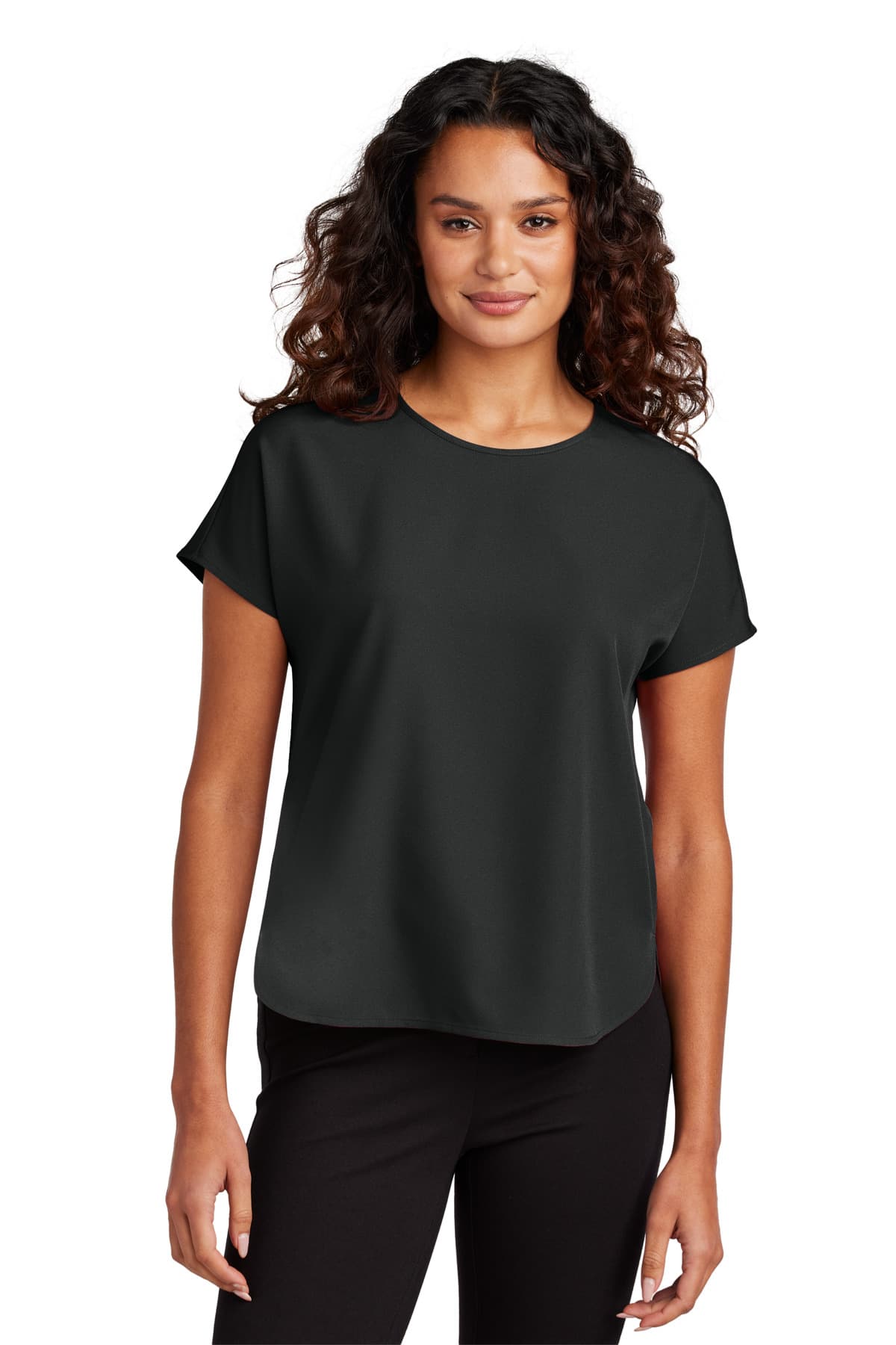 Mercer+Mettle ® Women's Stretch Crepe Crew MM2015 thumbnail 3