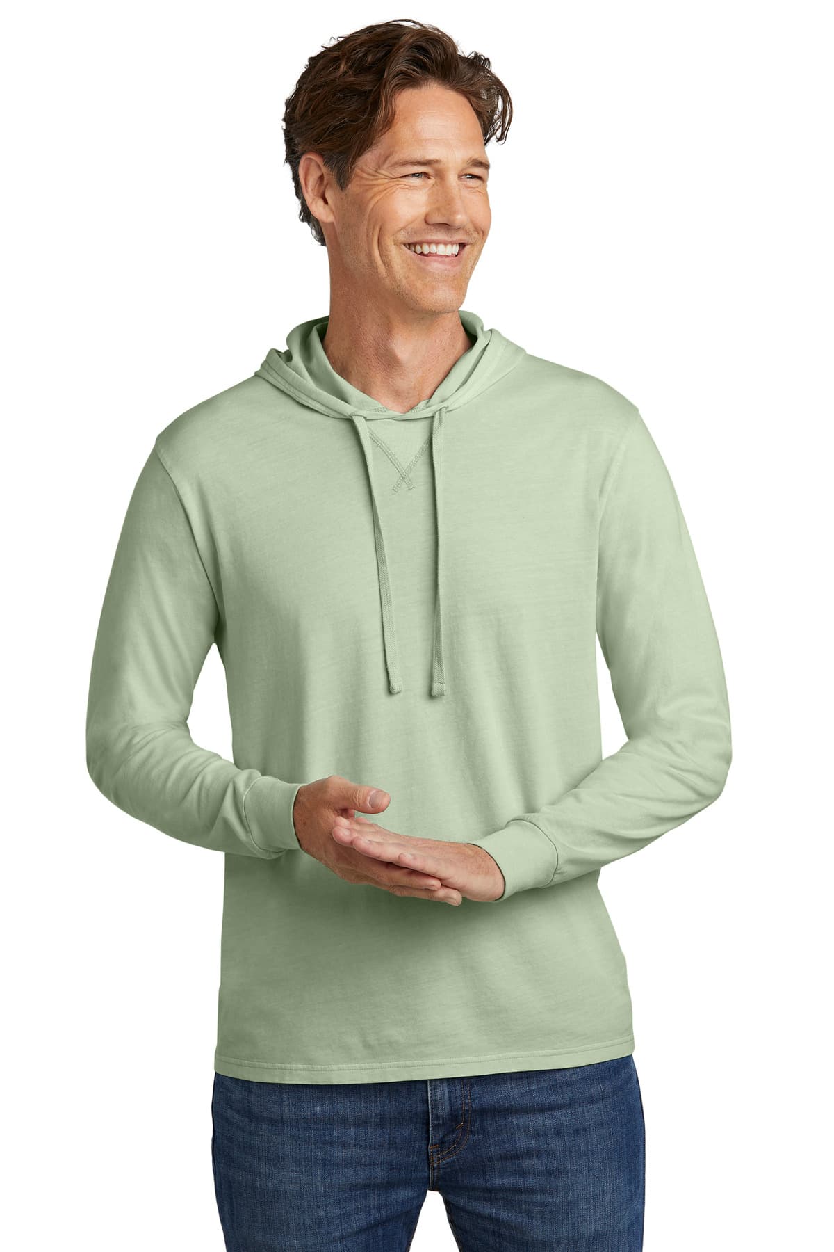 Allmade ® Unisex Mineral Dye Organic Cotton Hoodie Tee AL6305 thumbnail 4