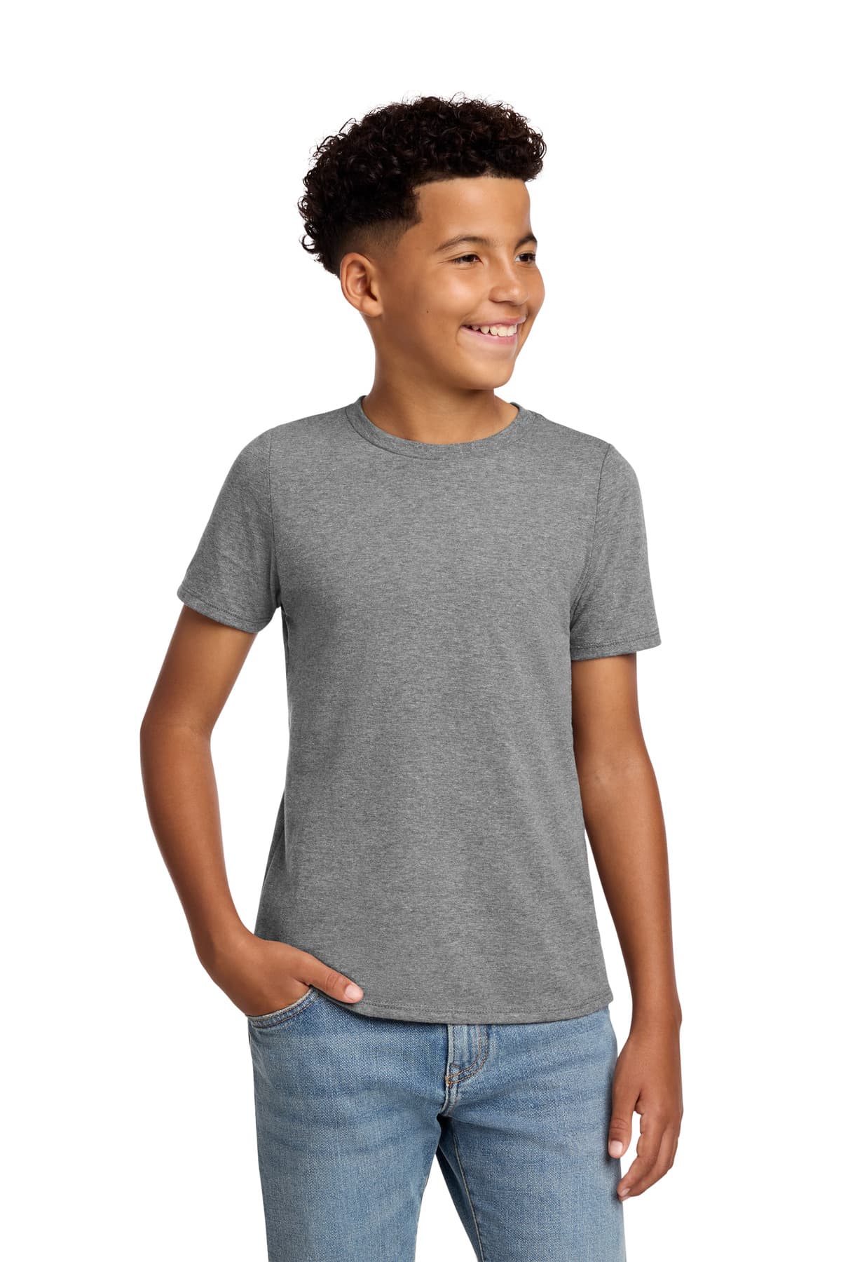 District ® Youth Perfect Blend ® CVC Tee DT108Y thumbnail 3