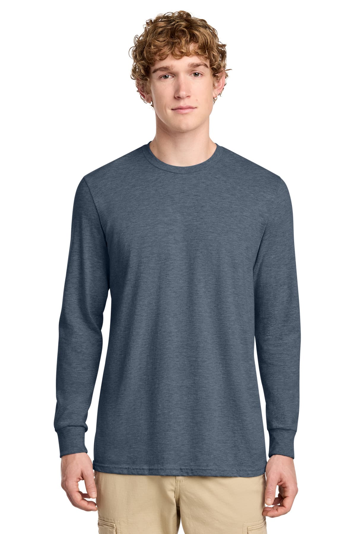 District ® Perfect Blend ® CVC Long Sleeve Tee DT109 thumbnail 5