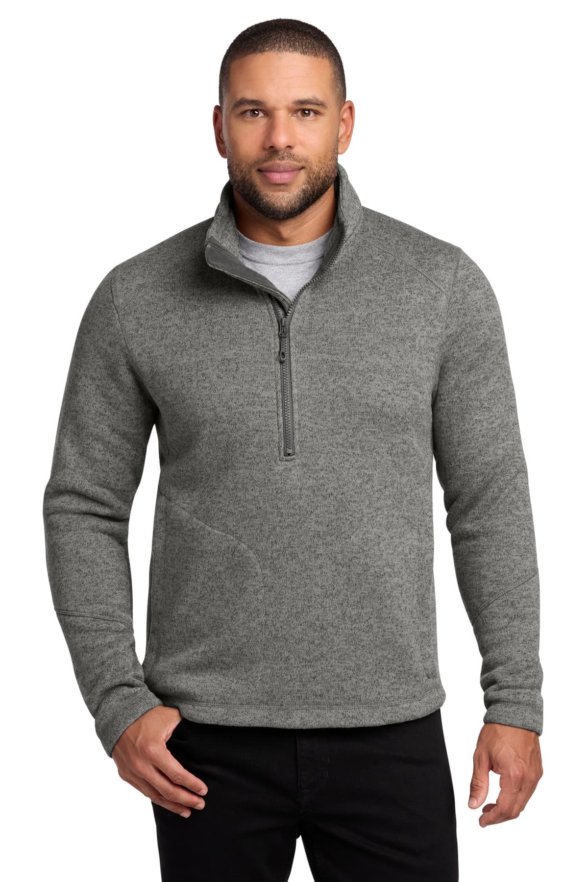 Port Authority ® Arc Sweater Fleece 1/4-Zip F426 thumbnail 2