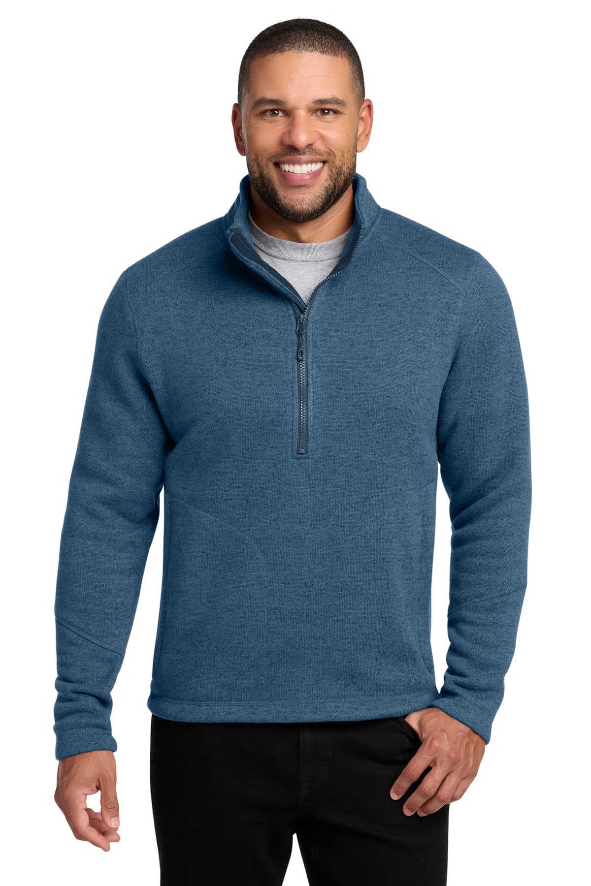 Port Authority ® Arc Sweater Fleece 1/4-Zip F426 thumbnail 4