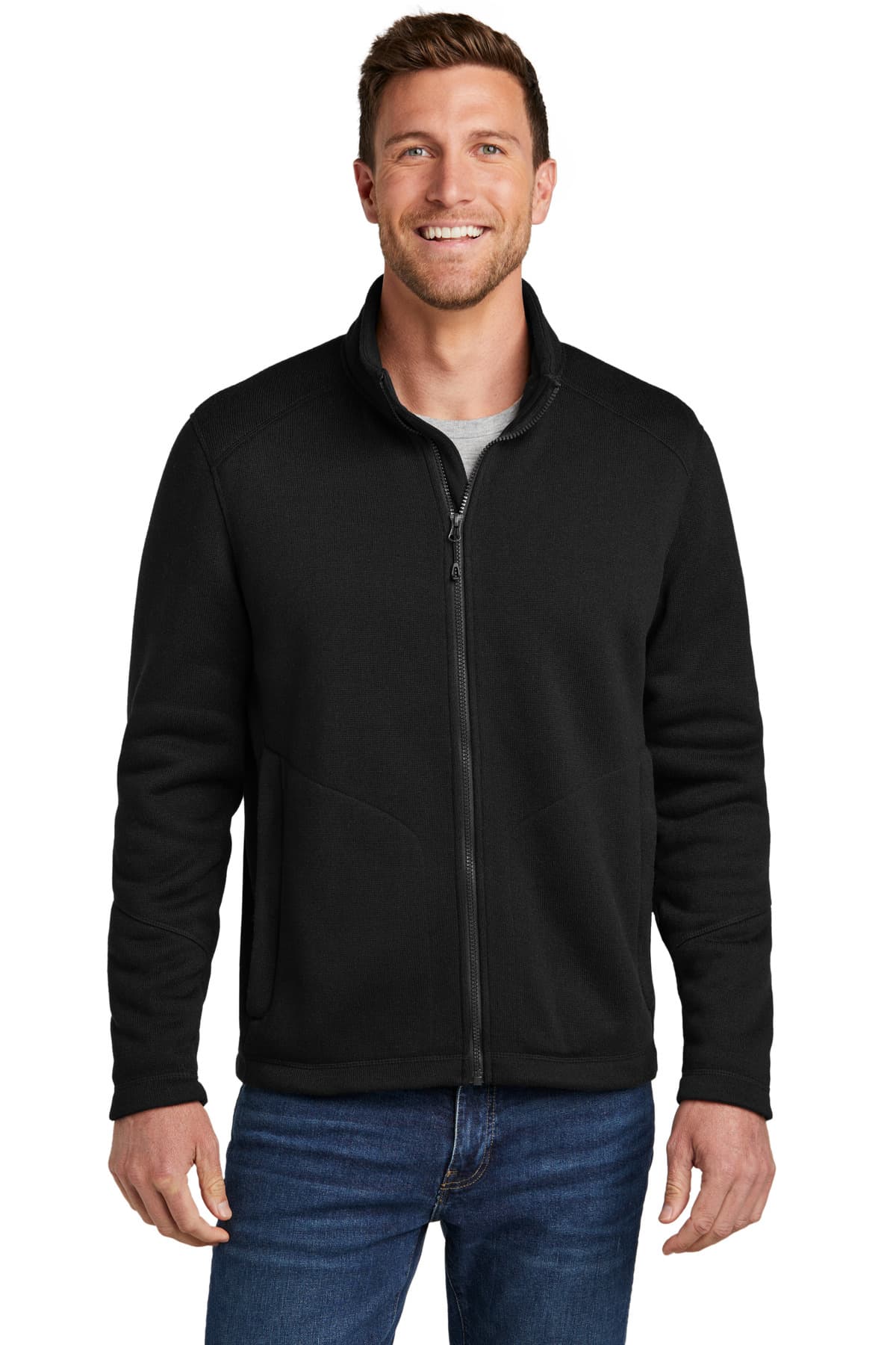 Port Authority ® Arc Sweater Fleece Jacket F428 thumbnail 4