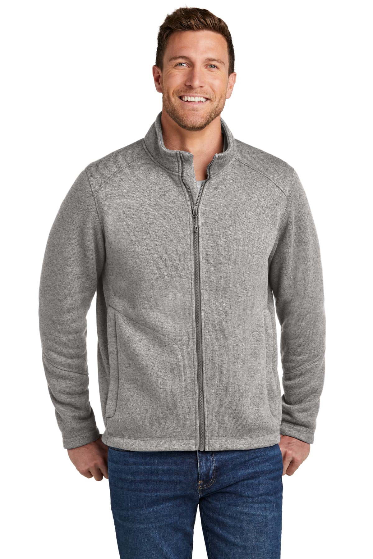 Port Authority ® Arc Sweater Fleece Jacket F428 thumbnail 2