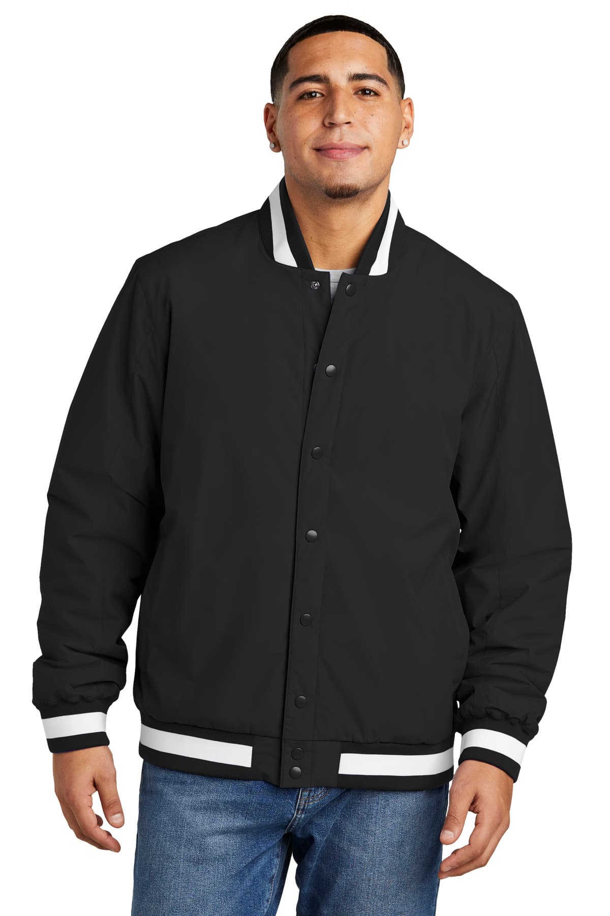 Sport-Tek ® Insulated Varsity Jacket JST58 thumbnail 2