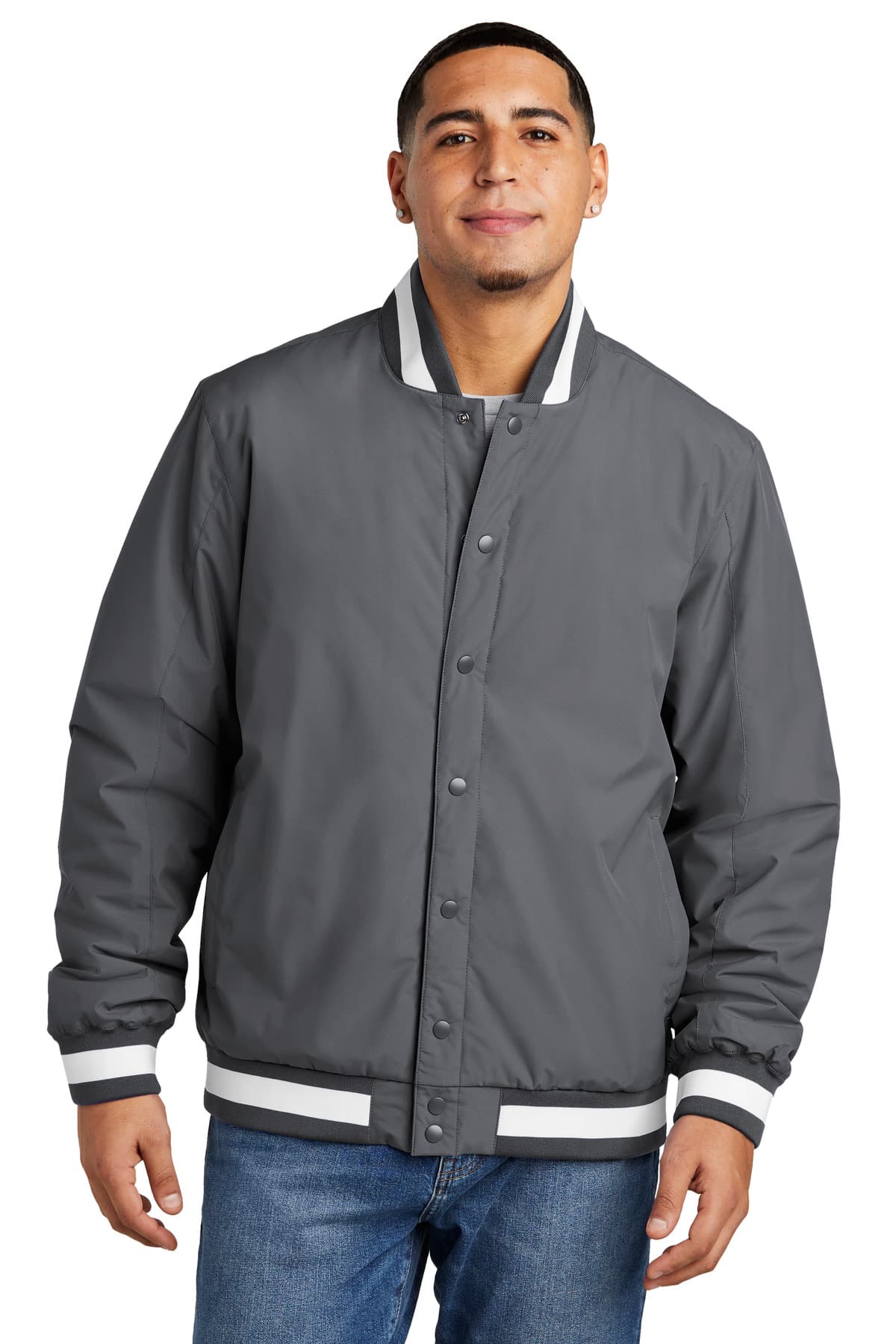 Sport-Tek ® Insulated Varsity Jacket JST58 thumbnail 5