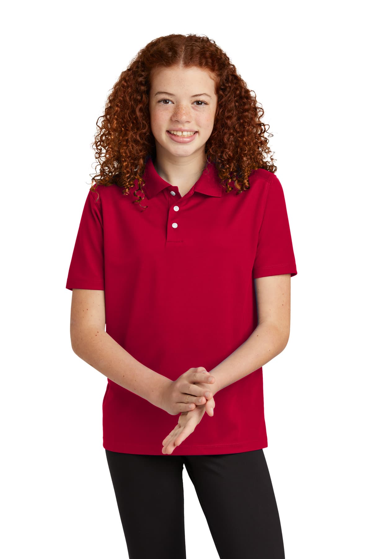 Sport-Tek ® Youth UV Micropique Polo YST740 thumbnail 4