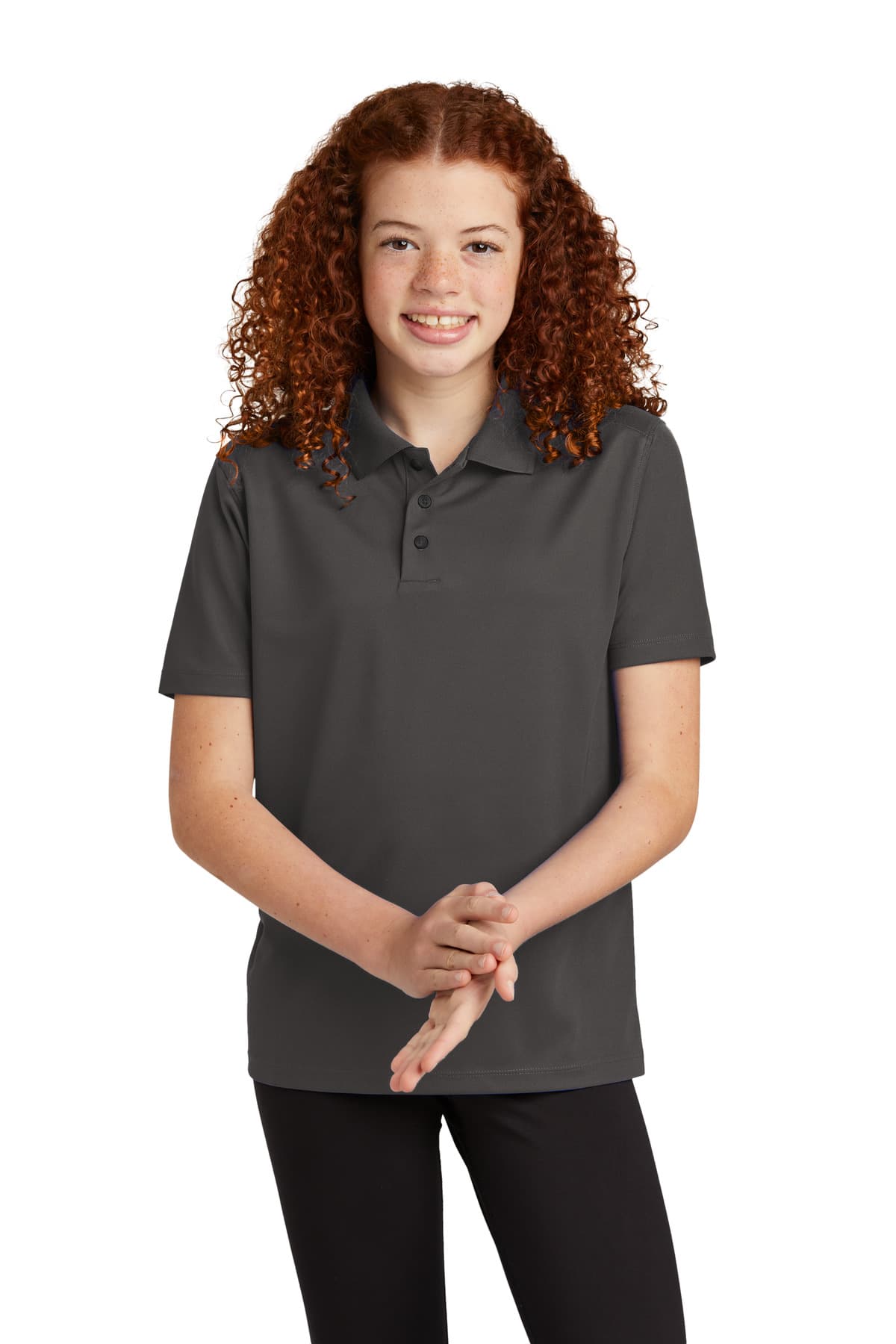 Sport-Tek ® Youth UV Micropique Polo YST740 thumbnail 5