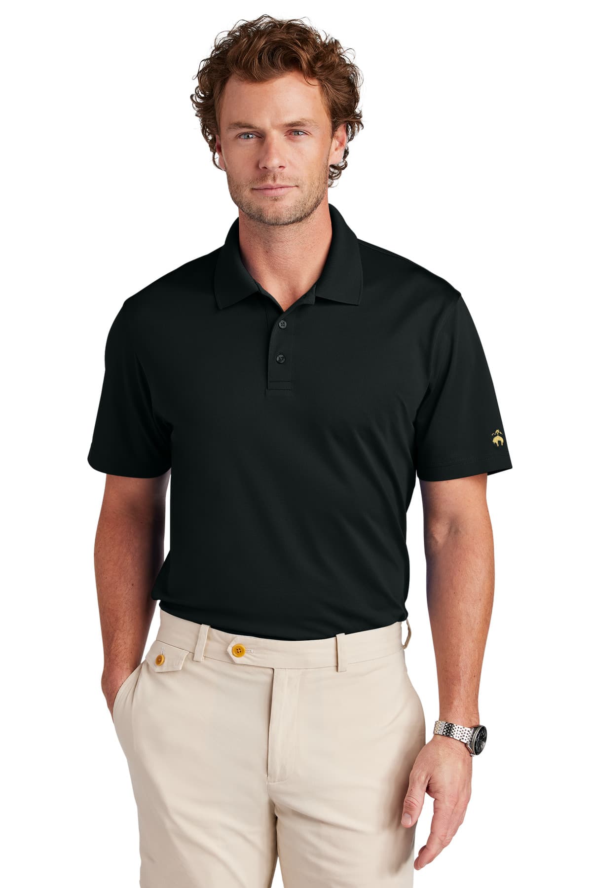 Brooks Brothers ® Mesh Pique Performance Polo BB18220 thumbnail 3