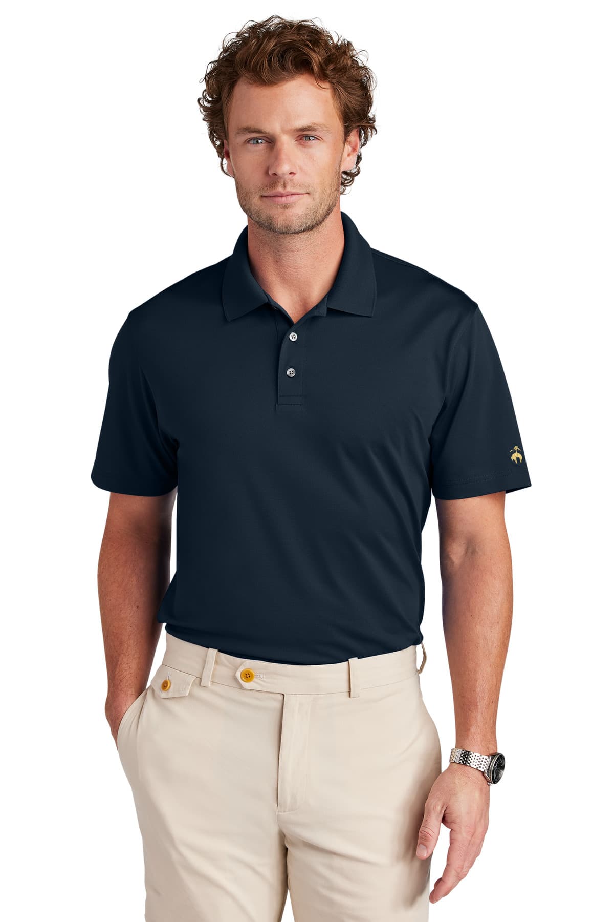 Brooks Brothers ® Mesh Pique Performance Polo BB18220 thumbnail 4