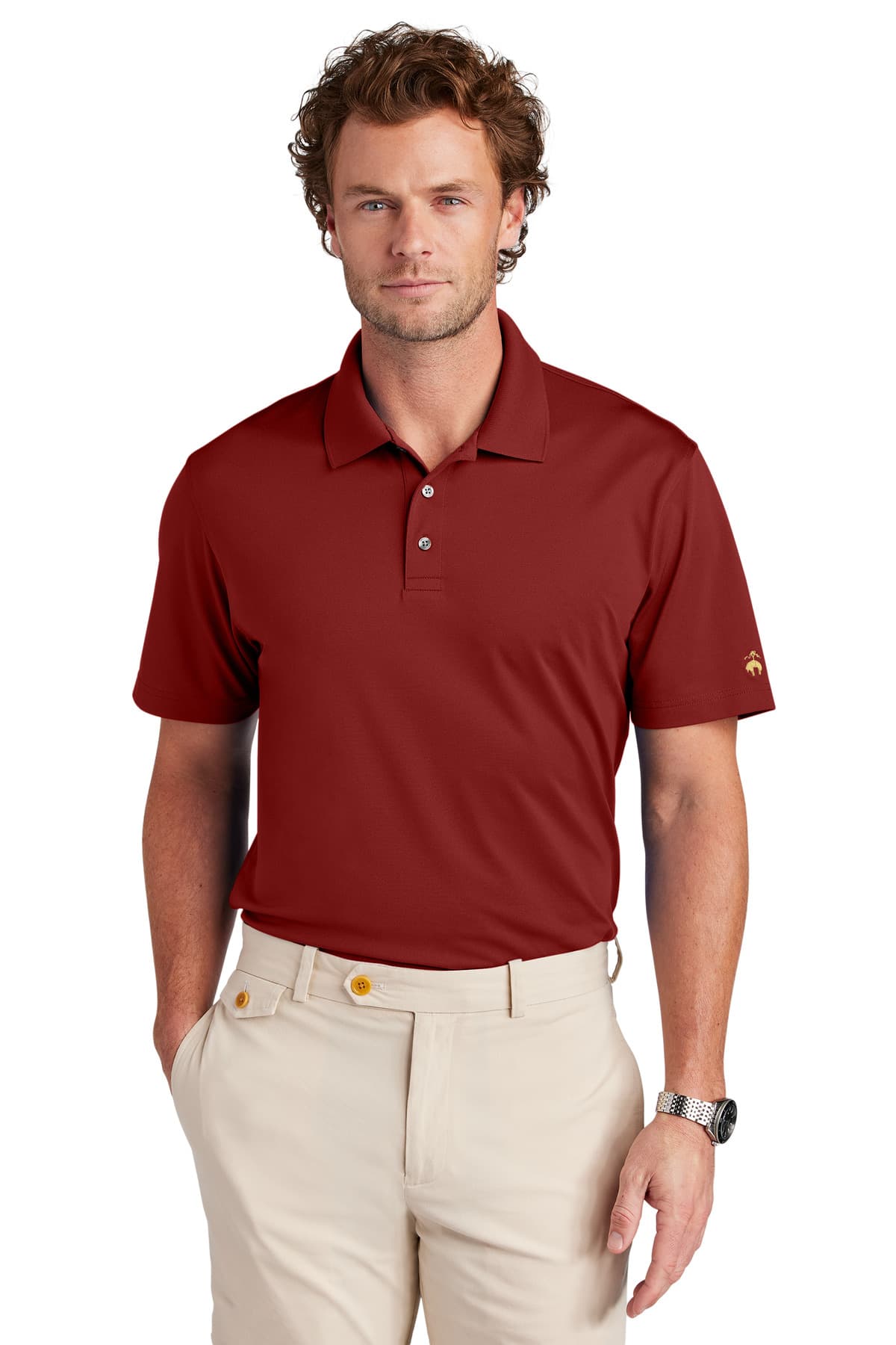 Brooks Brothers ® Mesh Pique Performance Polo BB18220 thumbnail 5