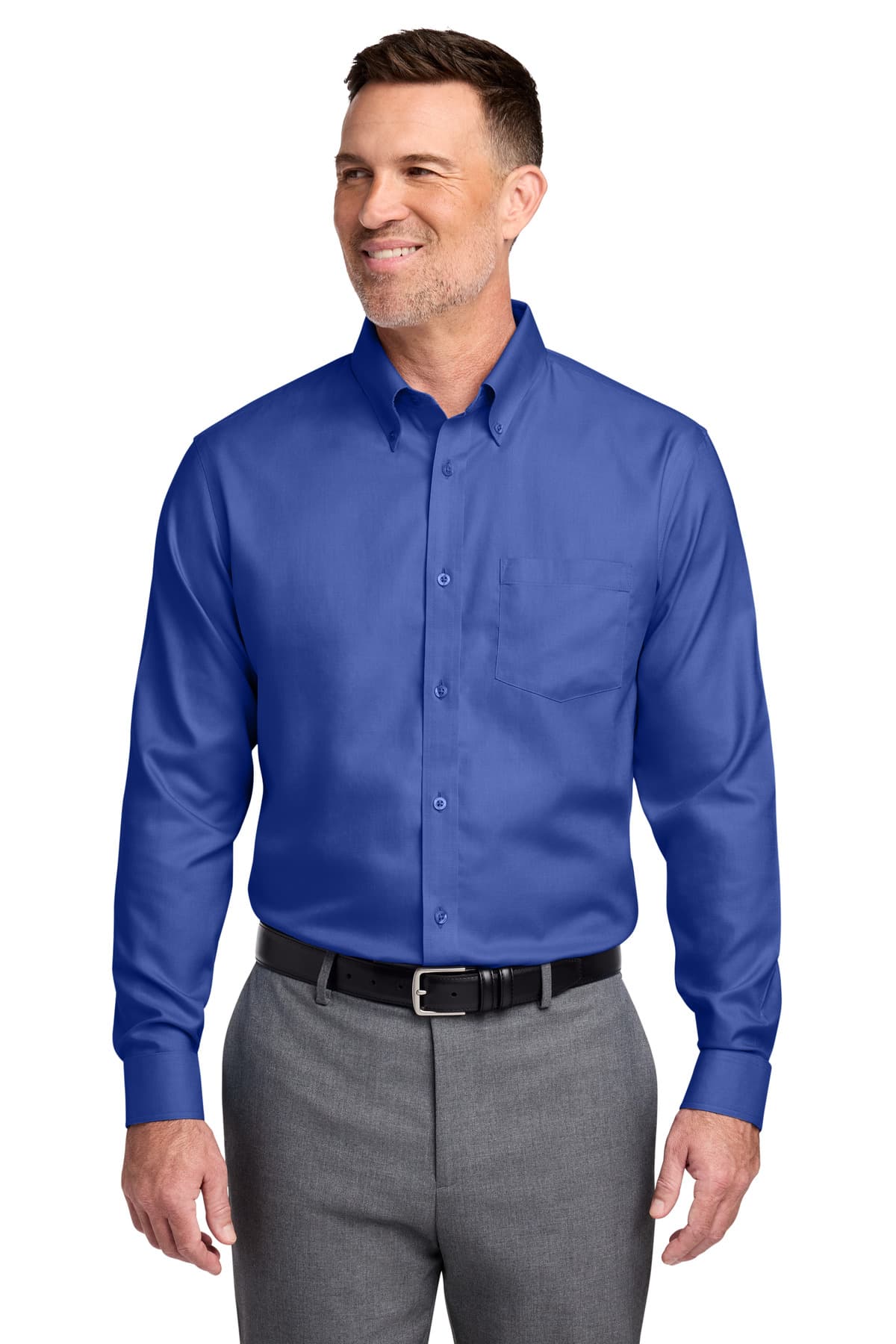 Brooks Brothers ® Tall Wrinkle-Free Stretch Nailhead Shirt TBB18002 thumbnail 2