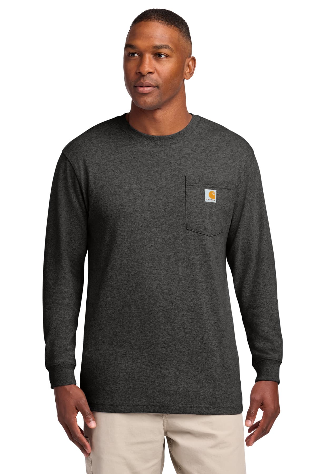 Carhartt ® Workwear Pocket Long Sleeve T-Shirt. CTK126 thumbnail 3