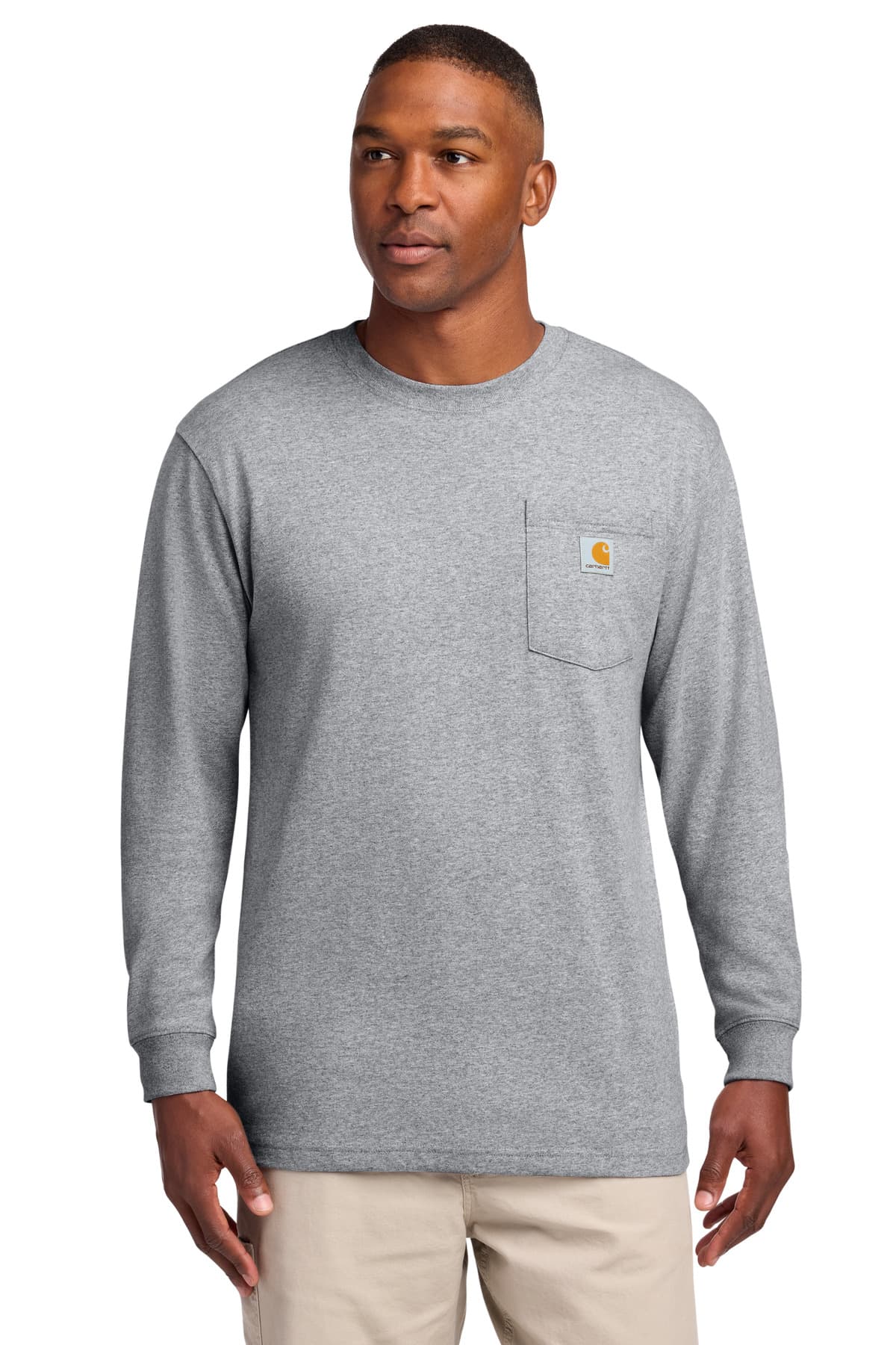 Carhartt ® Workwear Pocket Long Sleeve T-Shirt. CTK126 thumbnail 4