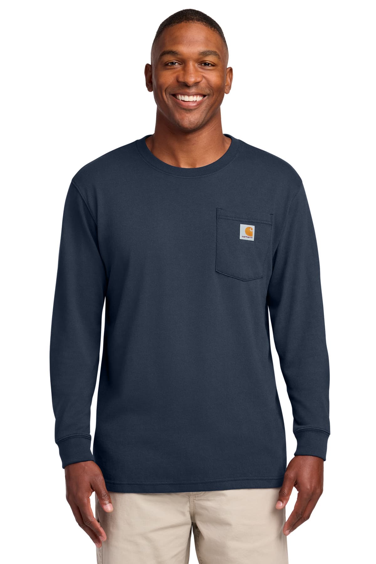 Carhartt ® Workwear Pocket Long Sleeve T-Shirt. CTK126 thumbnail 5
