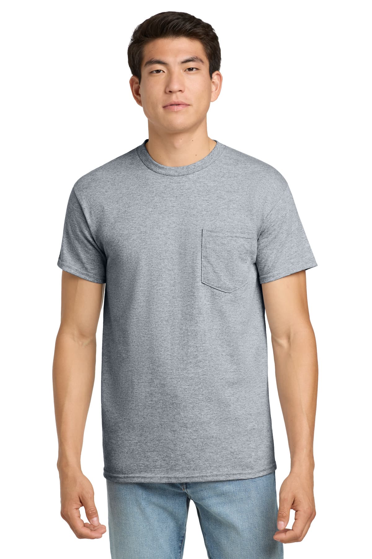 Gildan ® - Ultra Cotton ® 100% US Cotton T-Shirt with Pocket. 2300 thumbnail 4