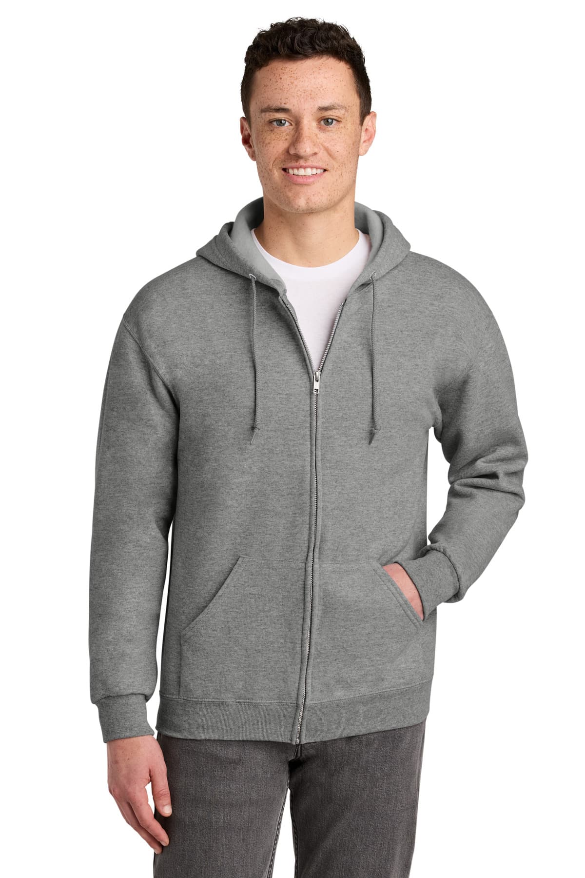 Jerzees ® - NuBlend ® Full-Zip Hooded Sweatshirt. 993M thumbnail 5