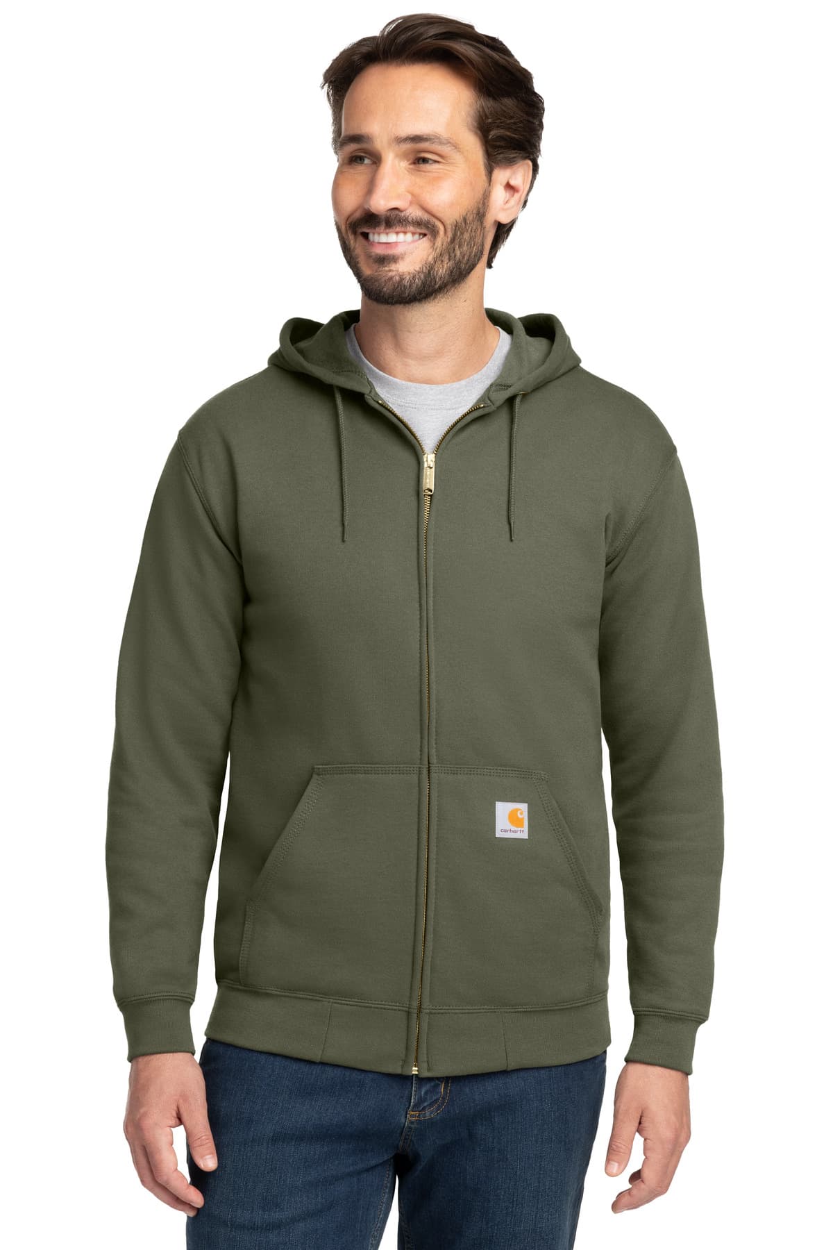Carhartt ® Midweight Hooded Zip-Front Sweatshirt. CTK122 thumbnail 5