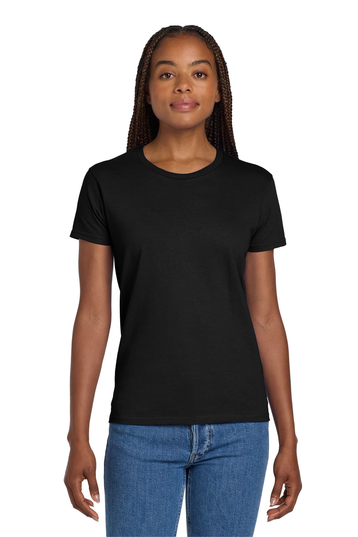 Gildan ® Women's Ultra Cotton ® 100% US Cotton T-Shirt. 2000L thumbnail 2