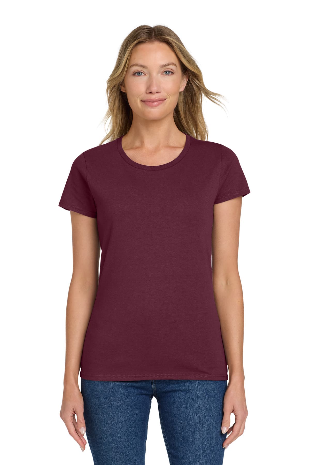 Gildan ® Women's Heavy Cotton 100% Cotton T-Shirt. 5000L thumbnail 3