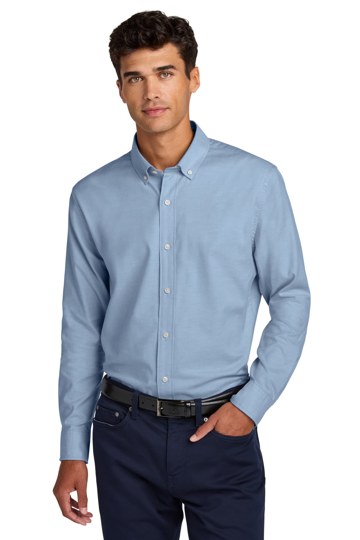 Mercer+Mettle ® Long Sleeve Modern Oxford Shirt MM2002 thumbnail 2