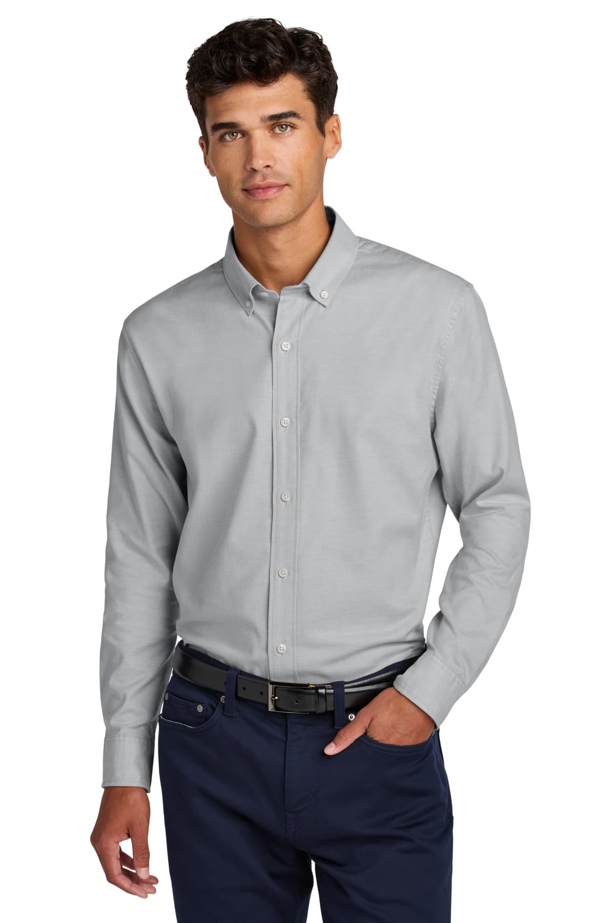 Mercer+Mettle ® Long Sleeve Modern Oxford Shirt MM2002 thumbnail 3