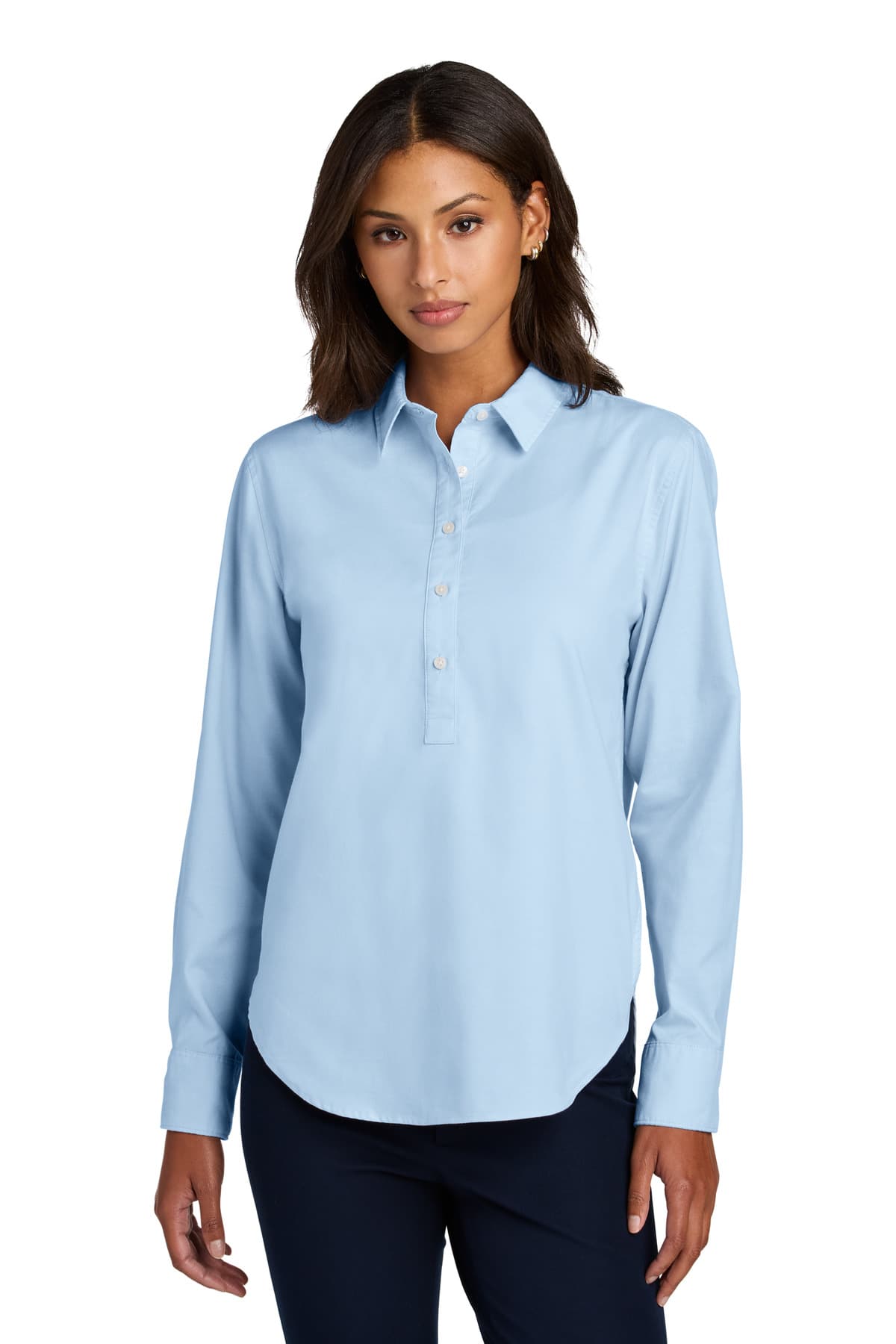 Mercer+Mettle ® Women's Long Sleeve Modern Oxford Shirt MM2003 thumbnail 2