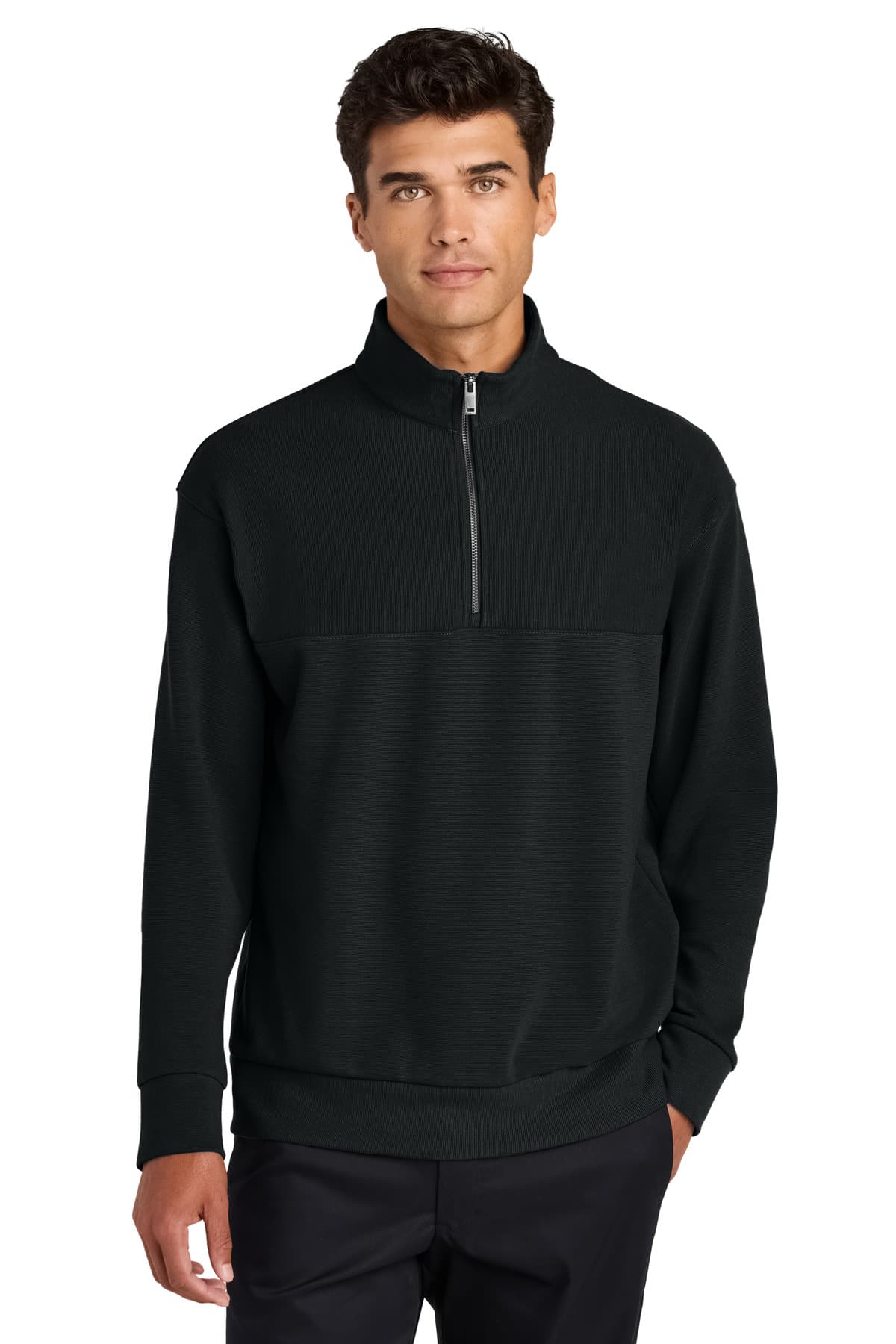 Mercer+Mettle ® Linear Texture 1/4-Zip MM3040 thumbnail 2