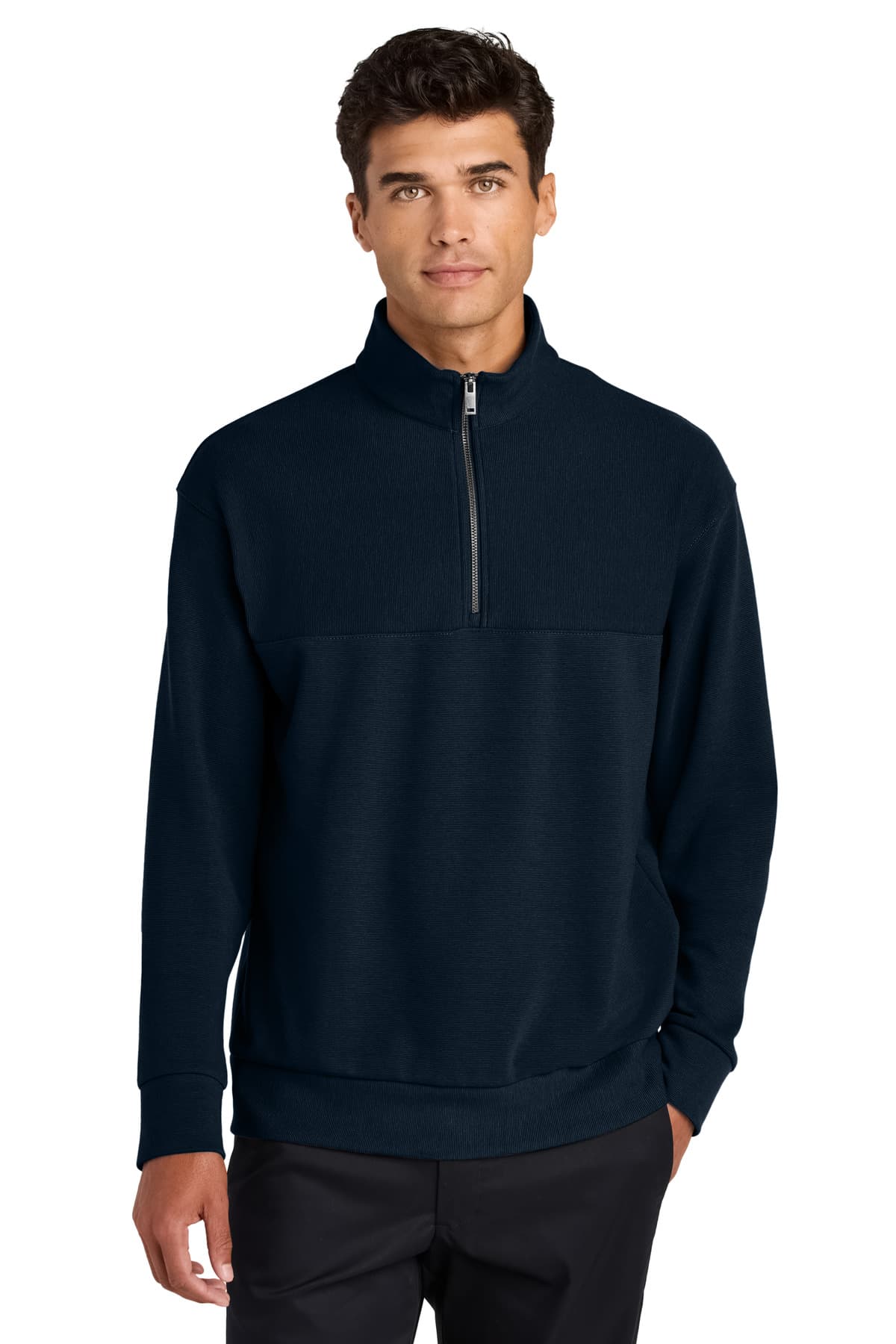 Mercer+Mettle ® Linear Texture 1/4-Zip MM3040 thumbnail 3
