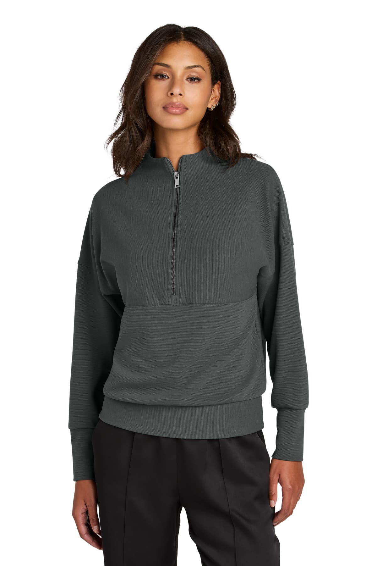 Mercer+Mettle ® Women's Linear Texture 1/4-Zip MM3041 thumbnail 4