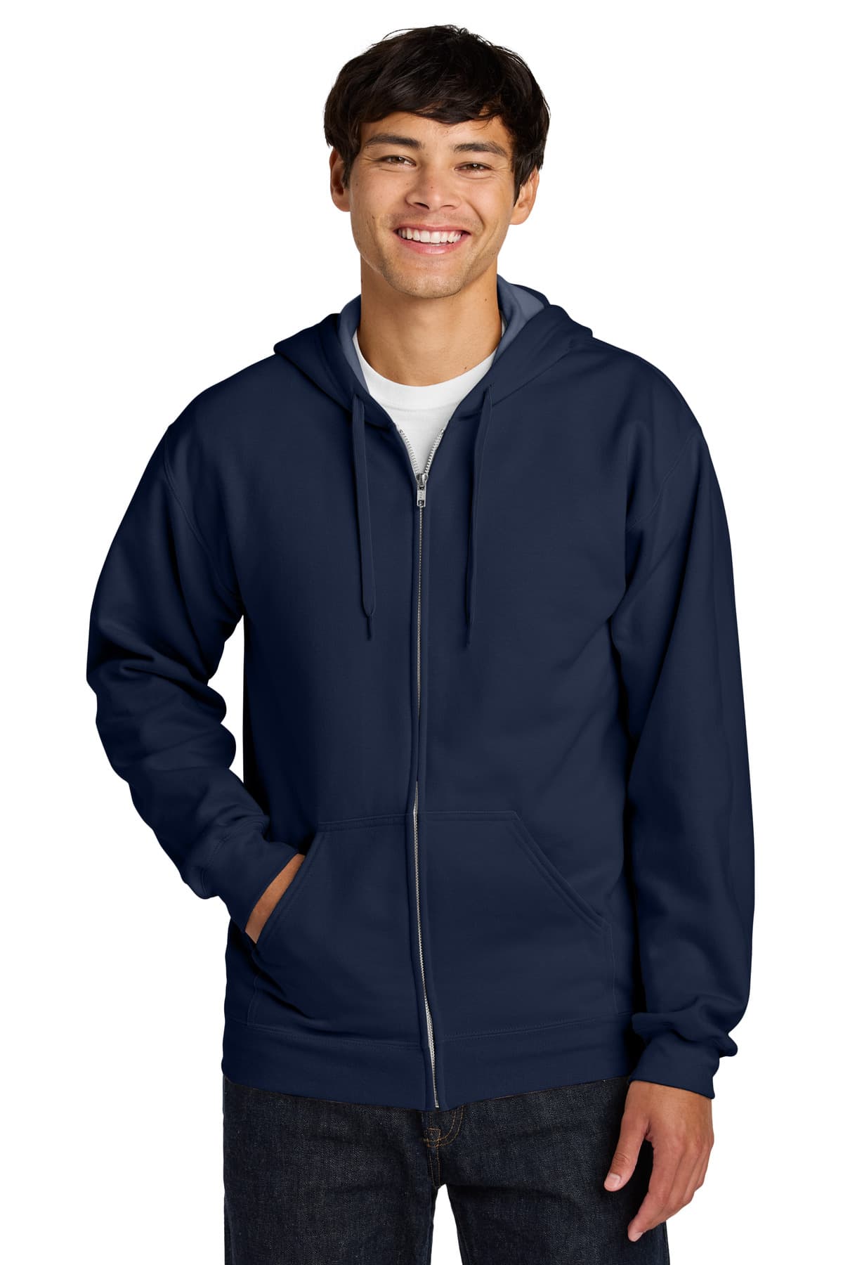Gildan Softstyle ® Midweight Fleece Full-Zip Hooded Sweatshirt SF600 thumbnail 3