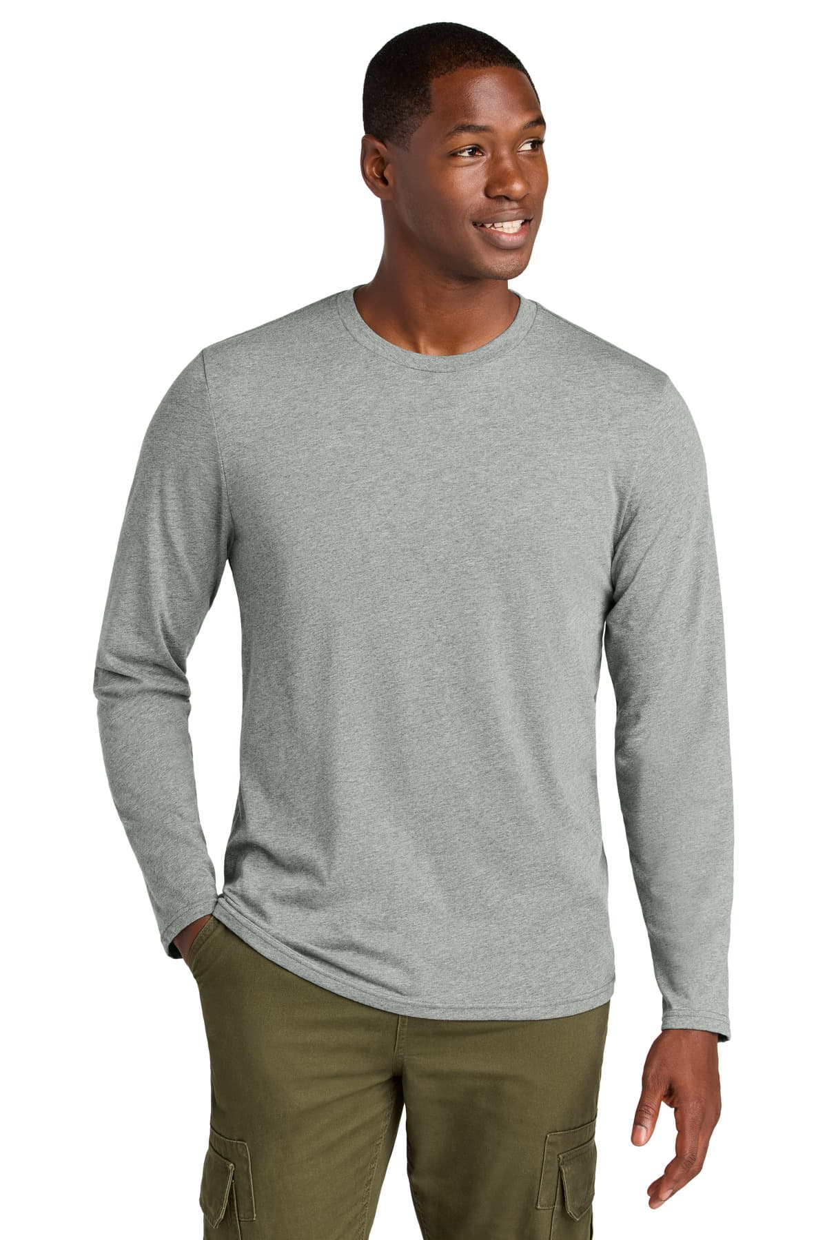 District ® Perfect Weight ® CVC Long Sleeve Tee DT185 thumbnail 5