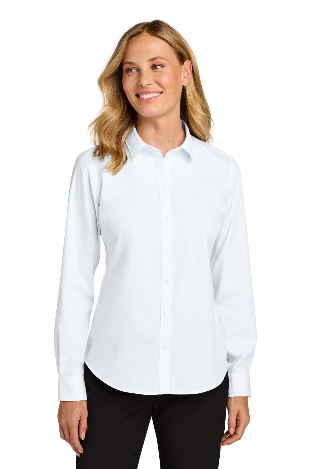 Port Authority ® Women's Long Sleeve Nailhead Easy Care Shirt LW816 thumbnail 4