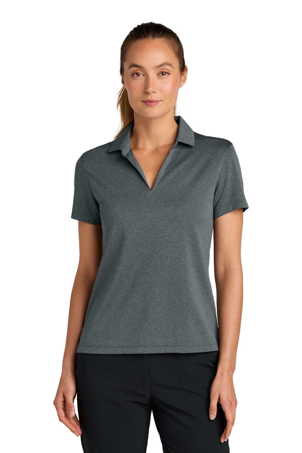 Nike Women's Dri-FIT Smooth Heather Polo NKFQ4793 thumbnail 5