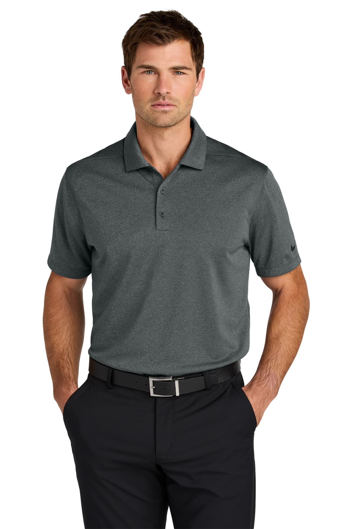 Nike Dri-FIT Smooth Heather Polo NKFQ4794 thumbnail 3