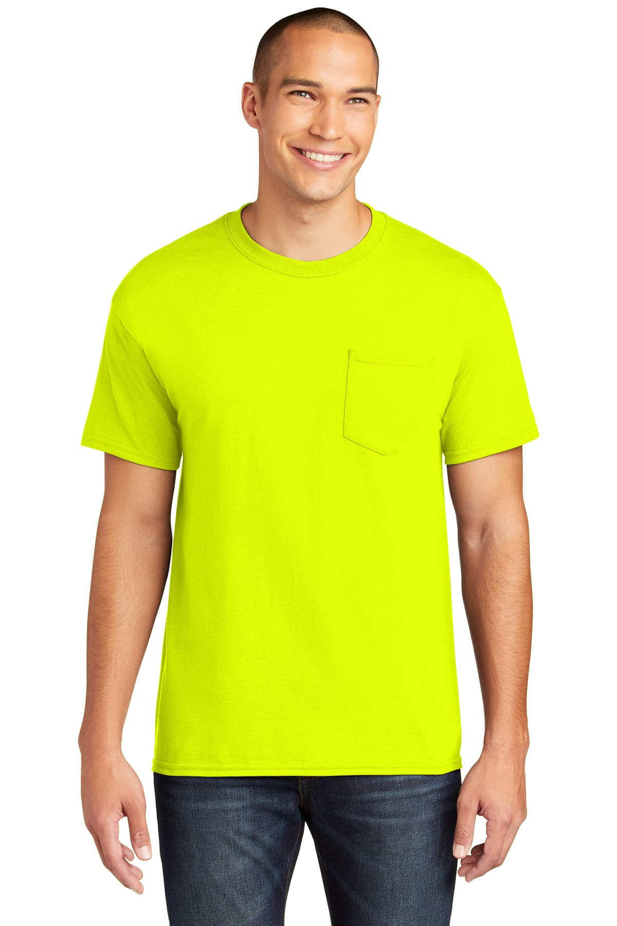 Gildan ® Heavy Cotton  100% Cotton Pocket T-Shirt. 5300 thumbnail 2