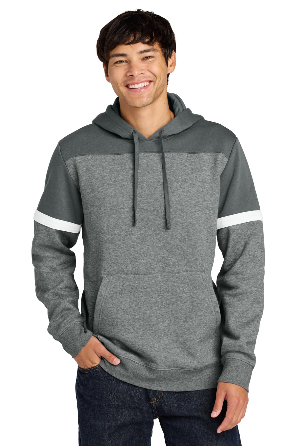 Sport-Tek ® Drive Fleece Colorblock Hoodie STF205 thumbnail 2