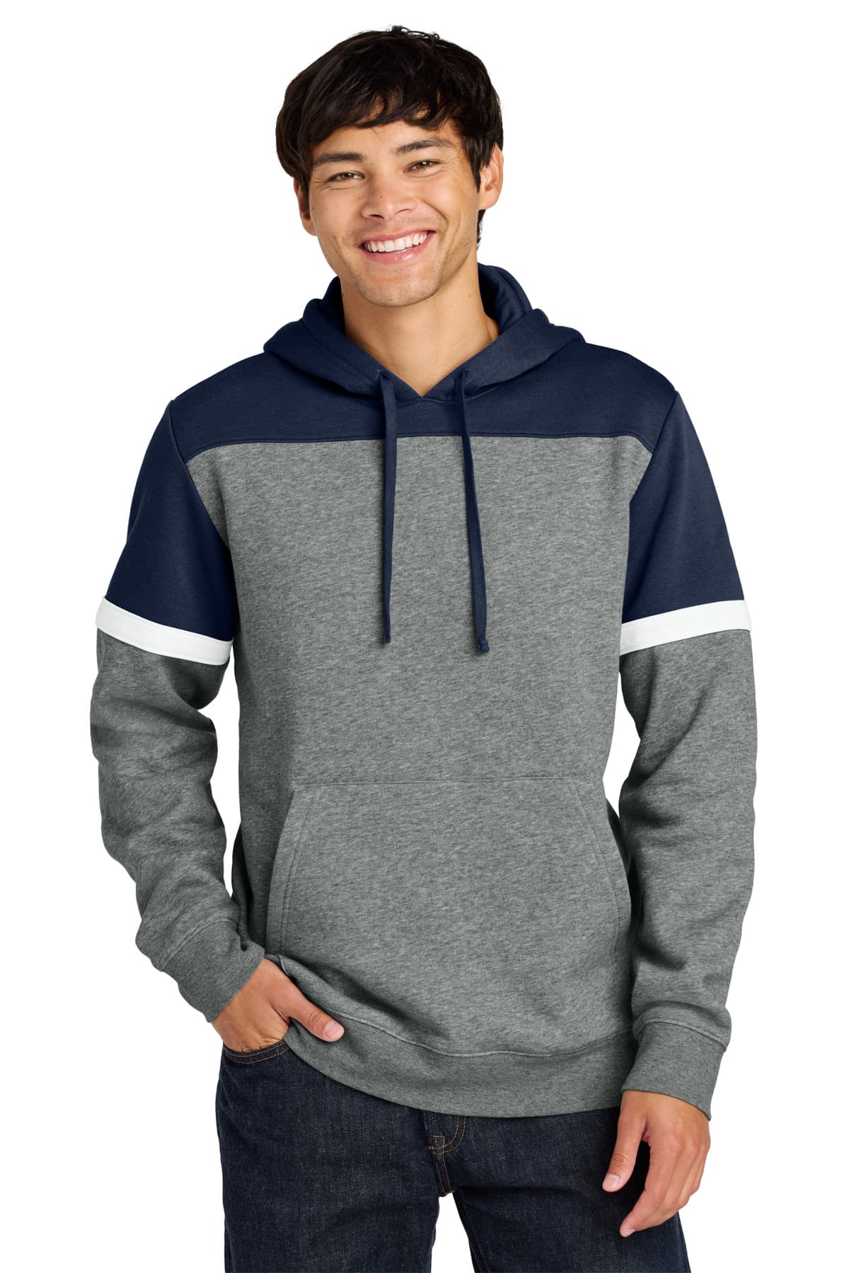 Sport-Tek ® Drive Fleece Colorblock Hoodie STF205 thumbnail 5